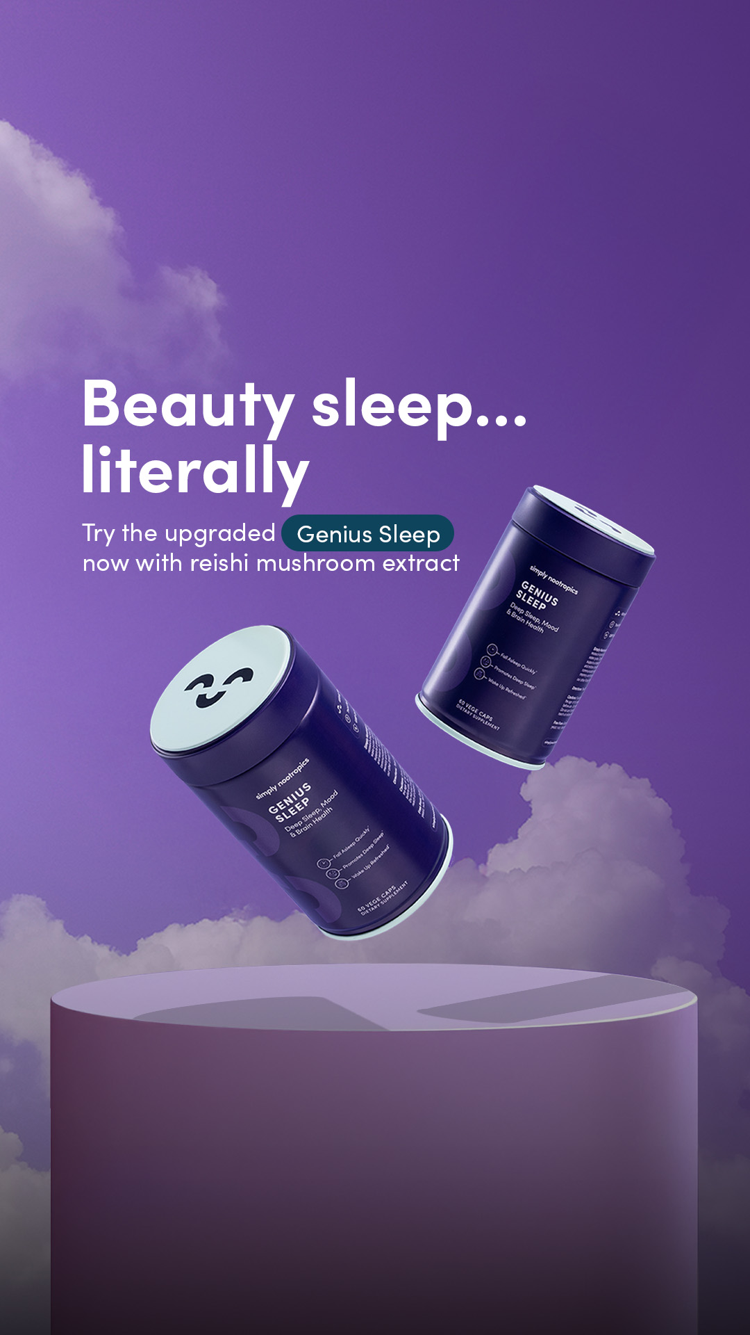 Simply Nootropics Facebook ad