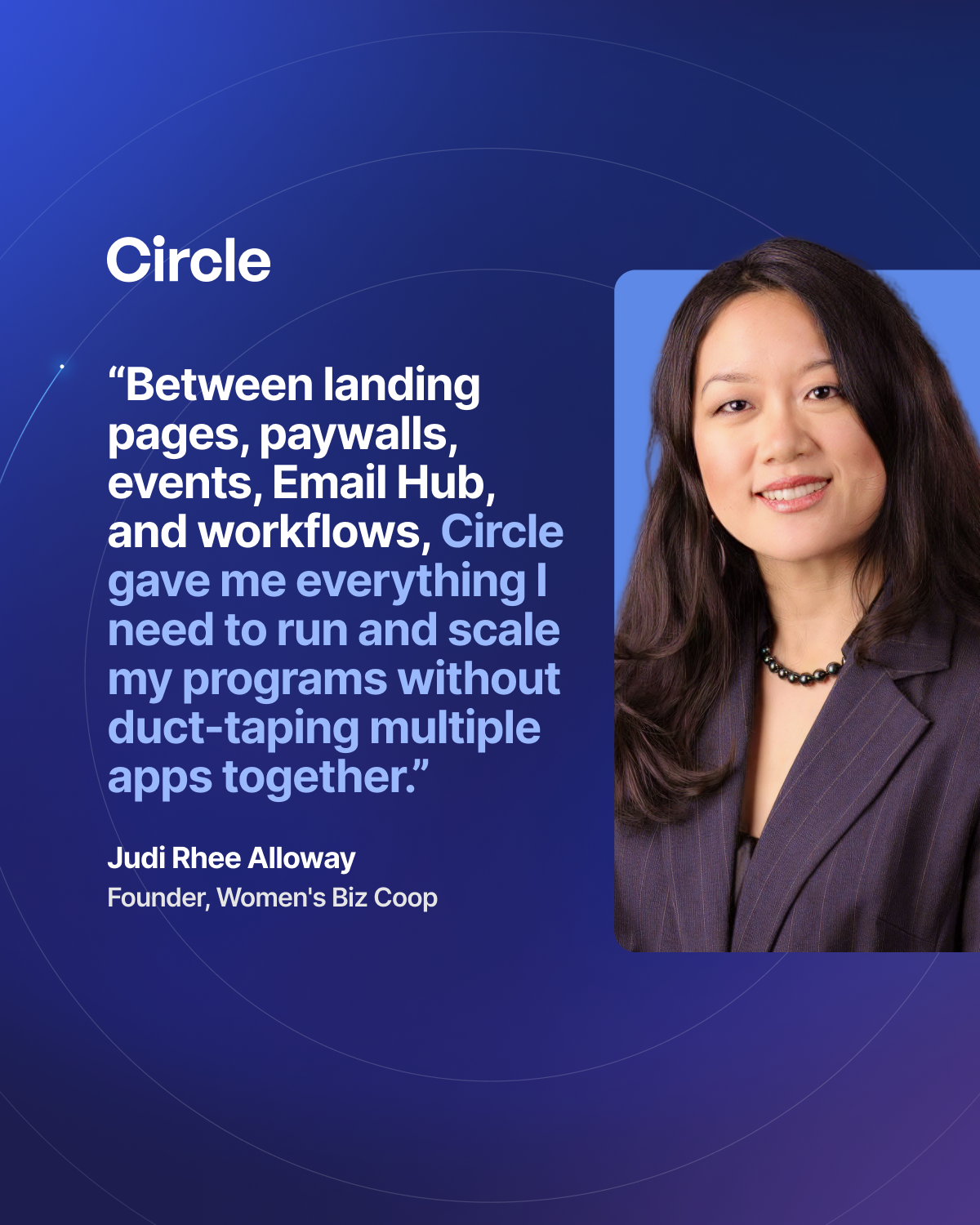 Circle Facebook ad: Launch your Circle community