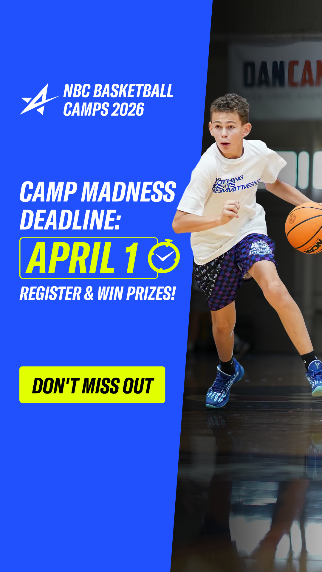 NBC Basketball Facebook ad