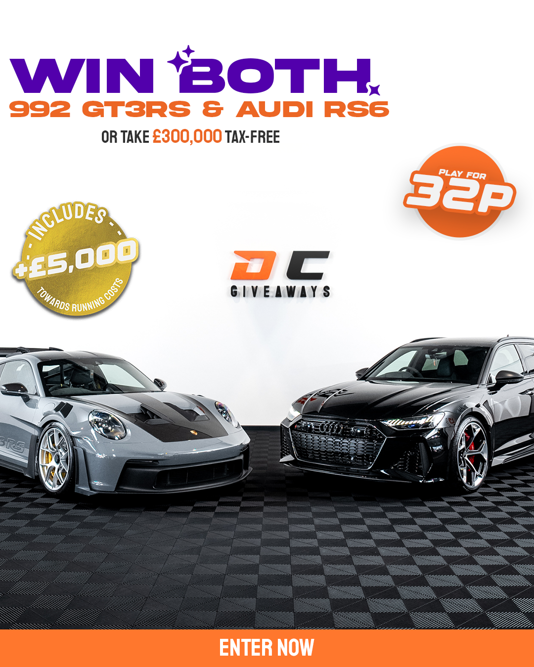 Dream Car Giveaways Facebook ad