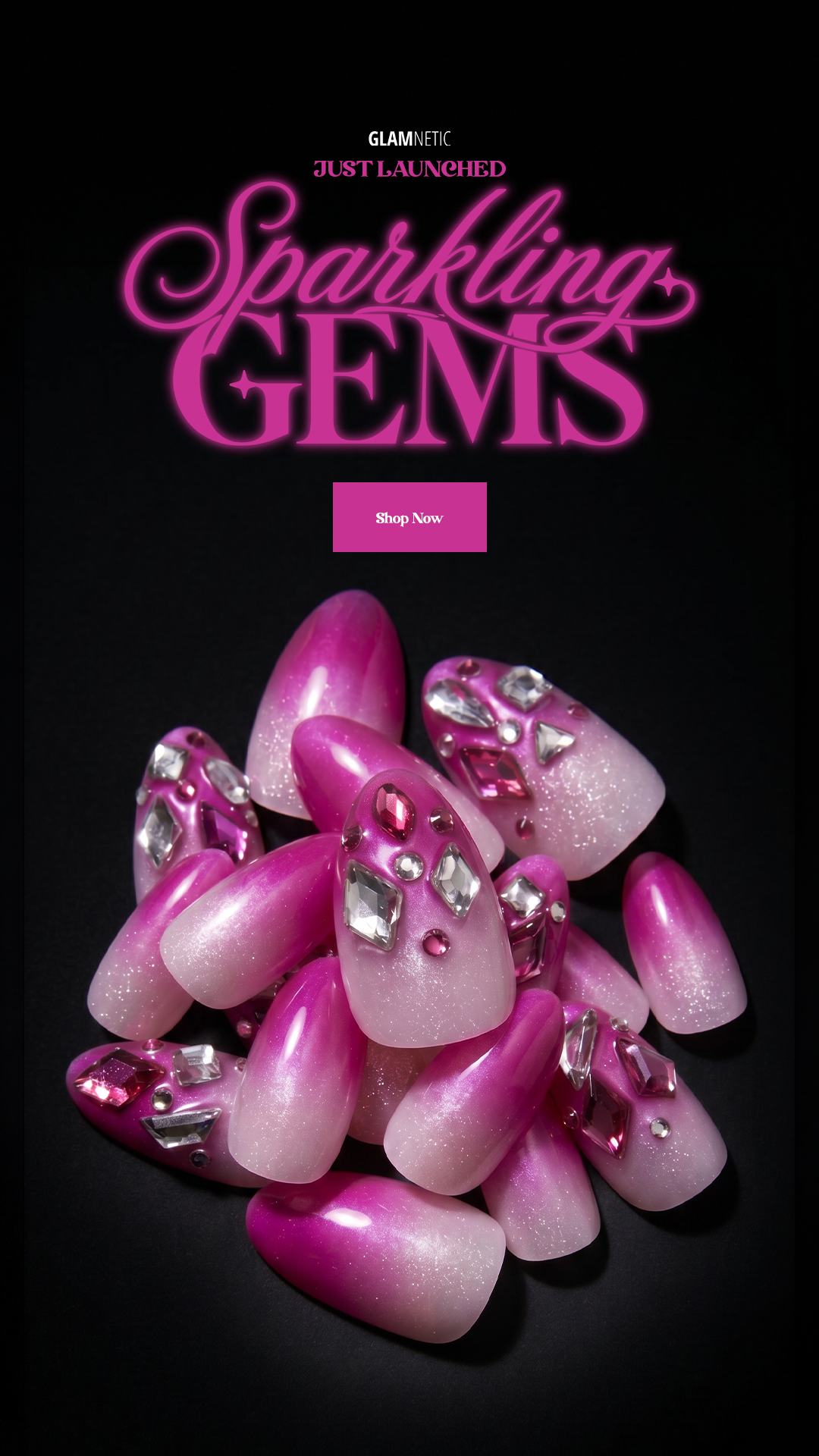 Glamnetic Facebook ad
