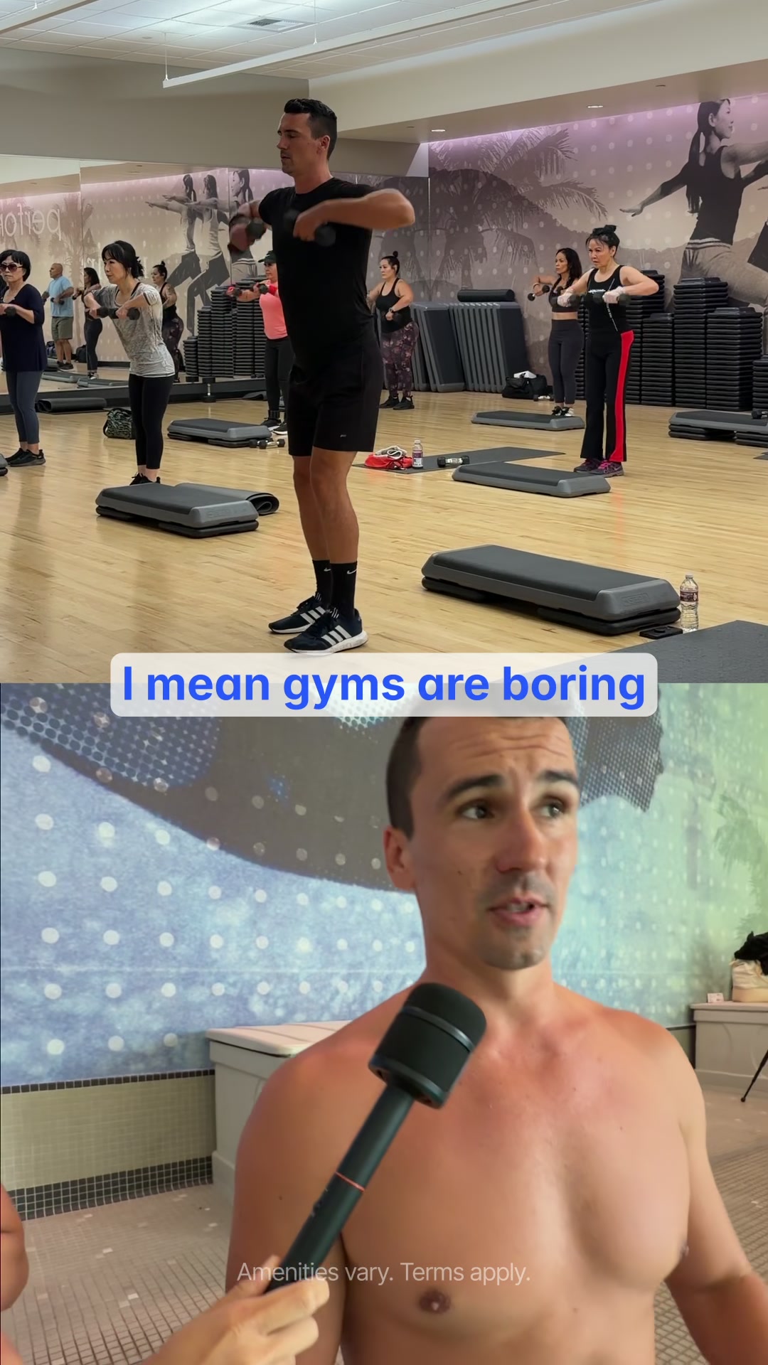 LA Fitness Facebook ad from Aug 17, 2026