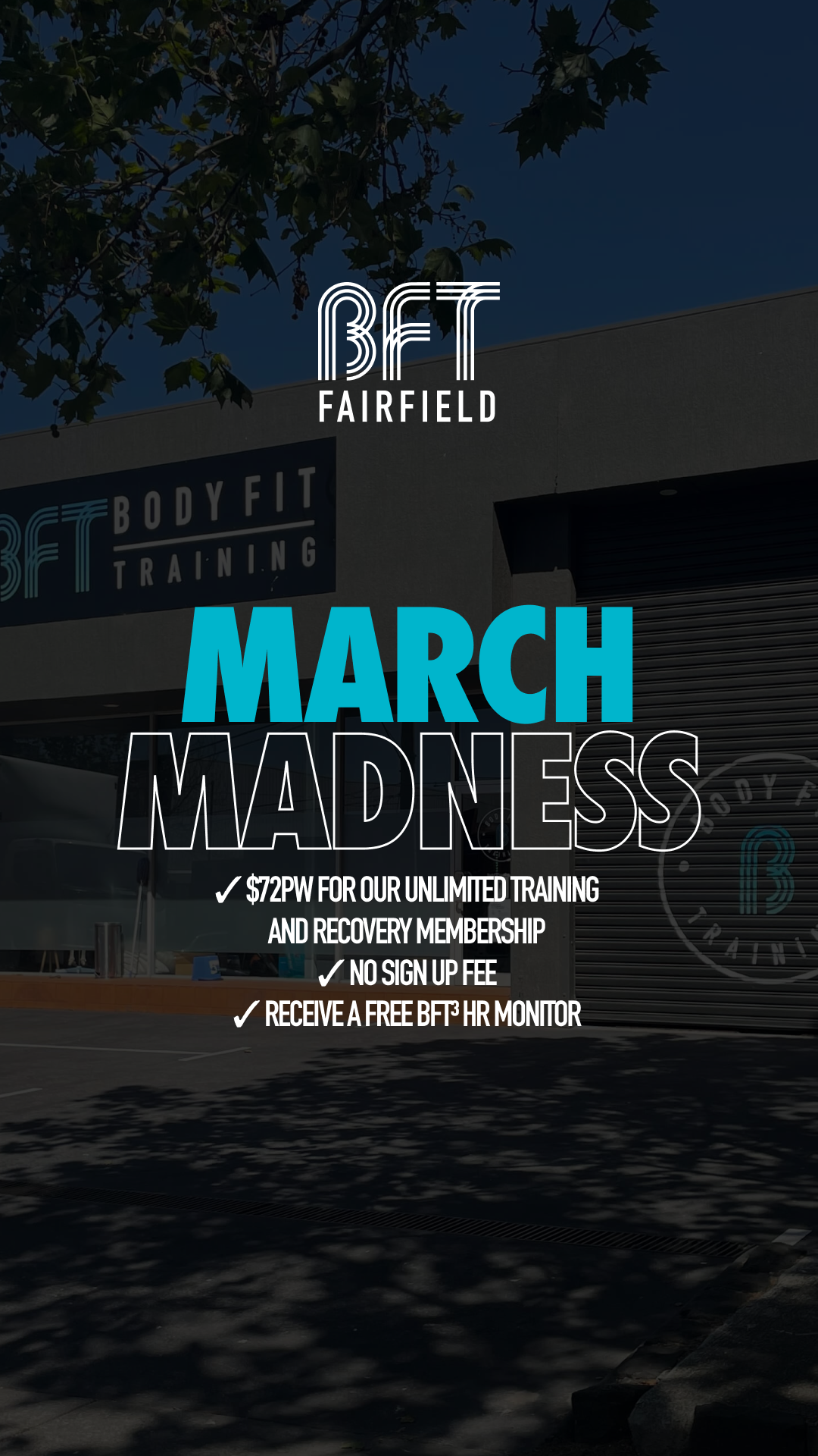 BFT Fairfield Facebook ad: MARCH MADNESS >>