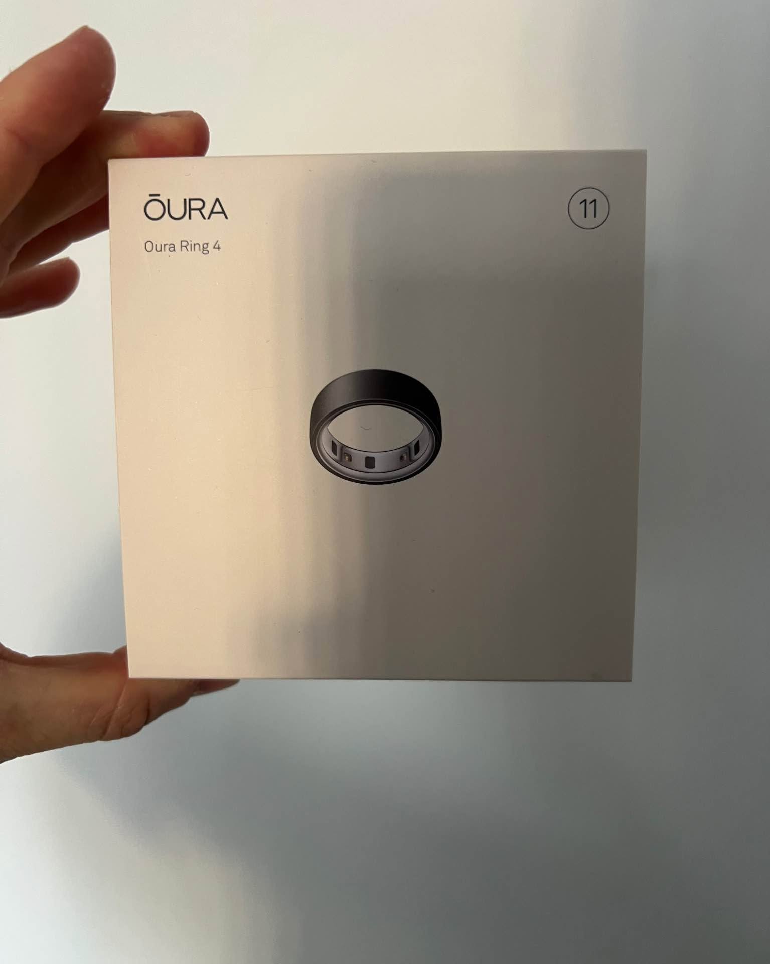 Erynn Easterbrook Facebook ad: BRAND NEW OURA RING 4 STEALTH (MATTE BLACK), SIZE 11, $320