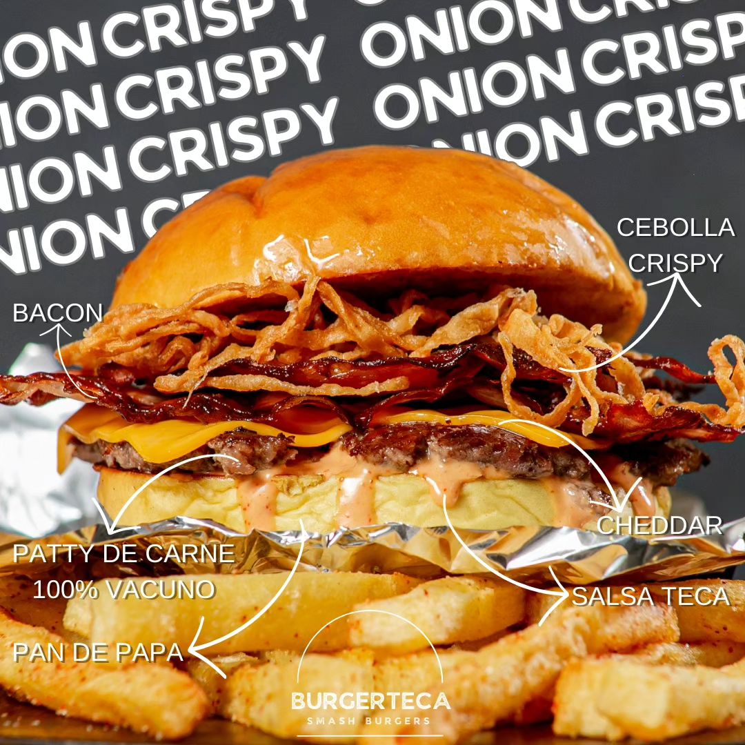 BurgerTeca Facebook ad: Presentamos una de nuestras hamburguesas favoritas y más…