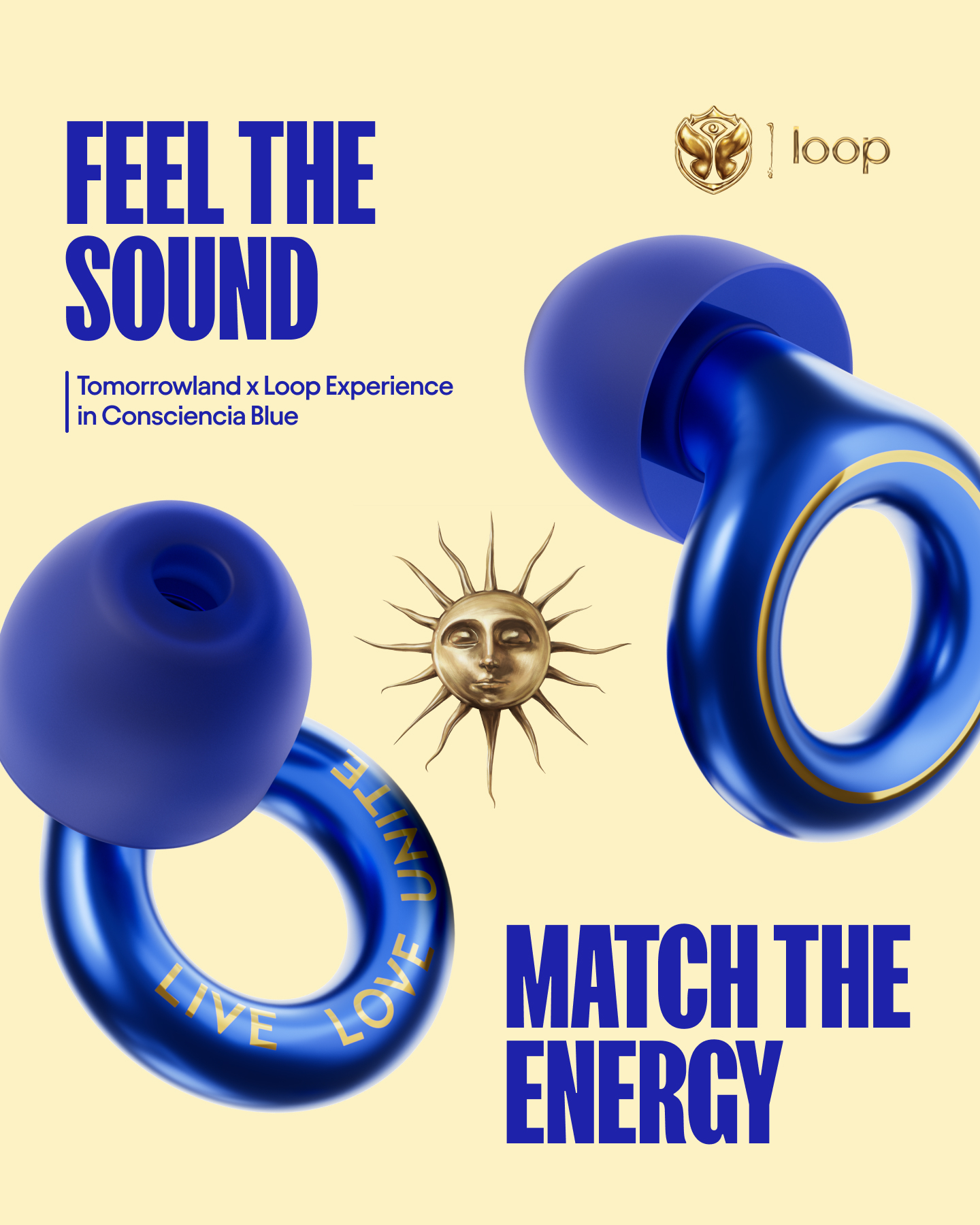 Loop Facebook ad: Be united by sound