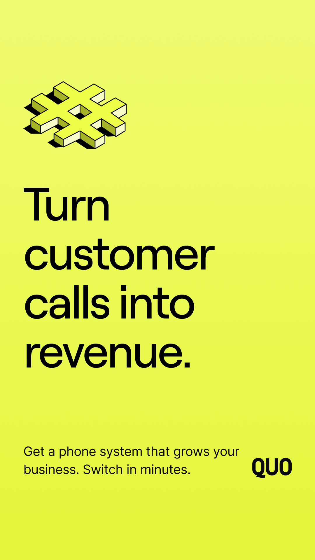 Quo - formerly OpenPhone Facebook ad