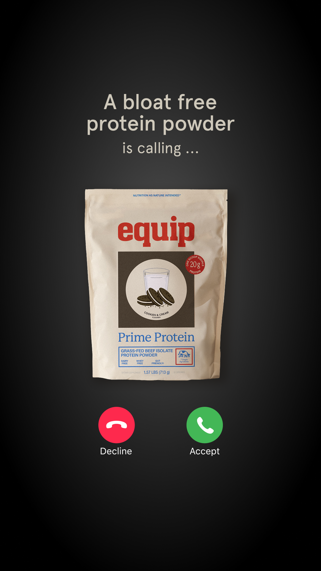 Equip Facebook ad