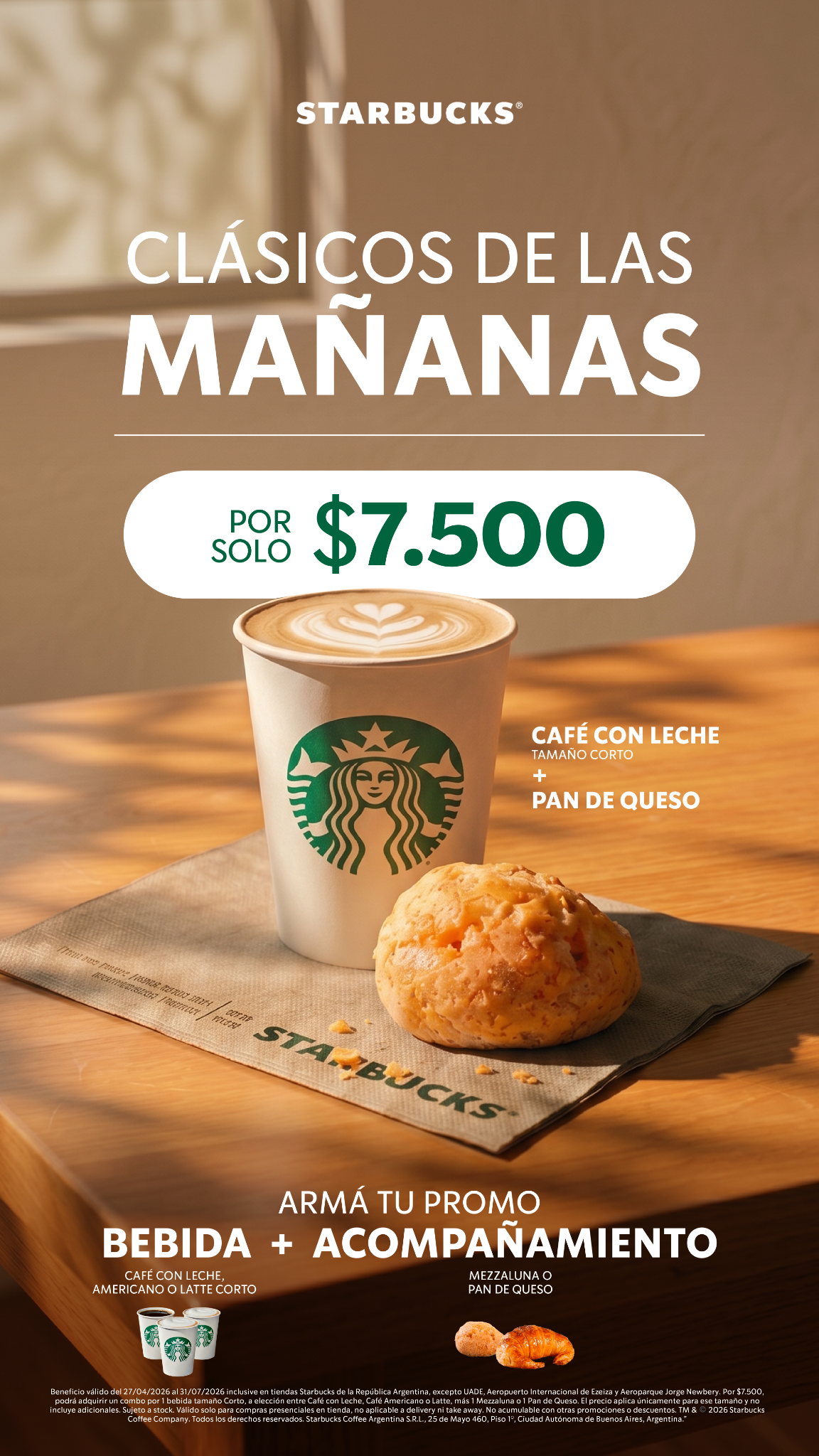 Starbucks Argentina Facebook ad