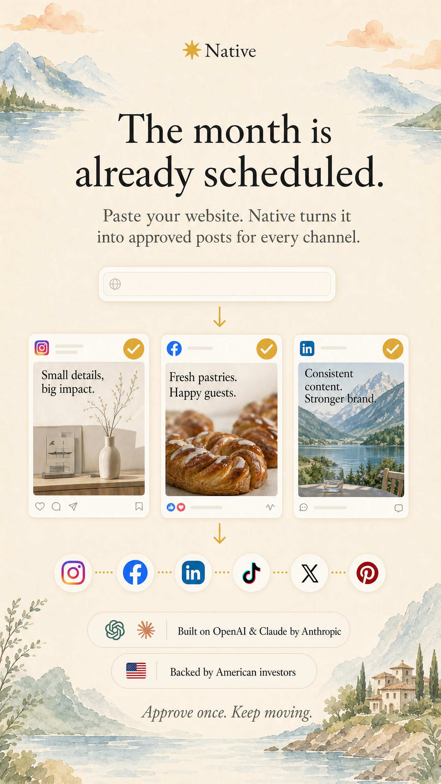 Native AI Facebook ad