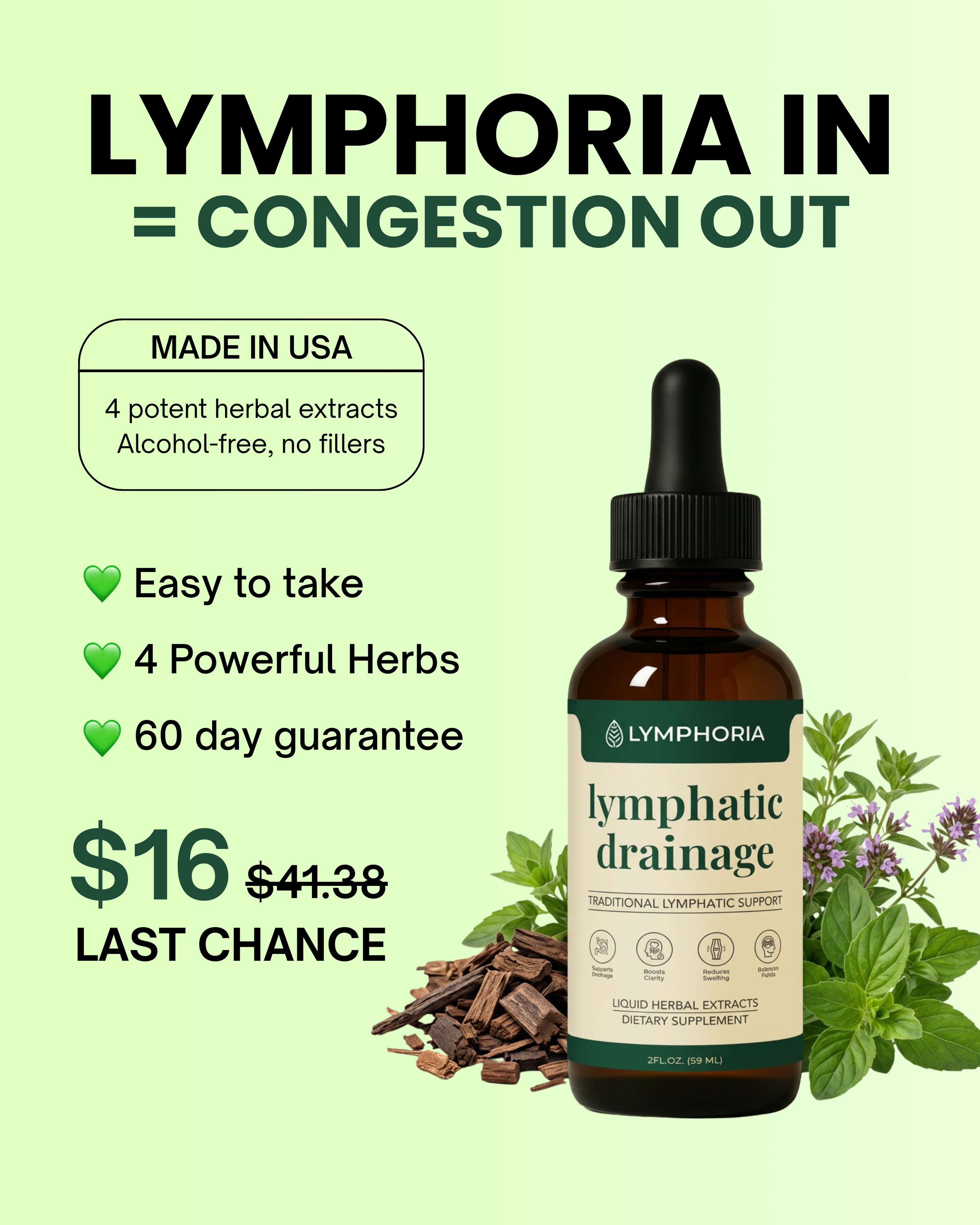 Herbalist Amara Linden, PhD Facebook ad