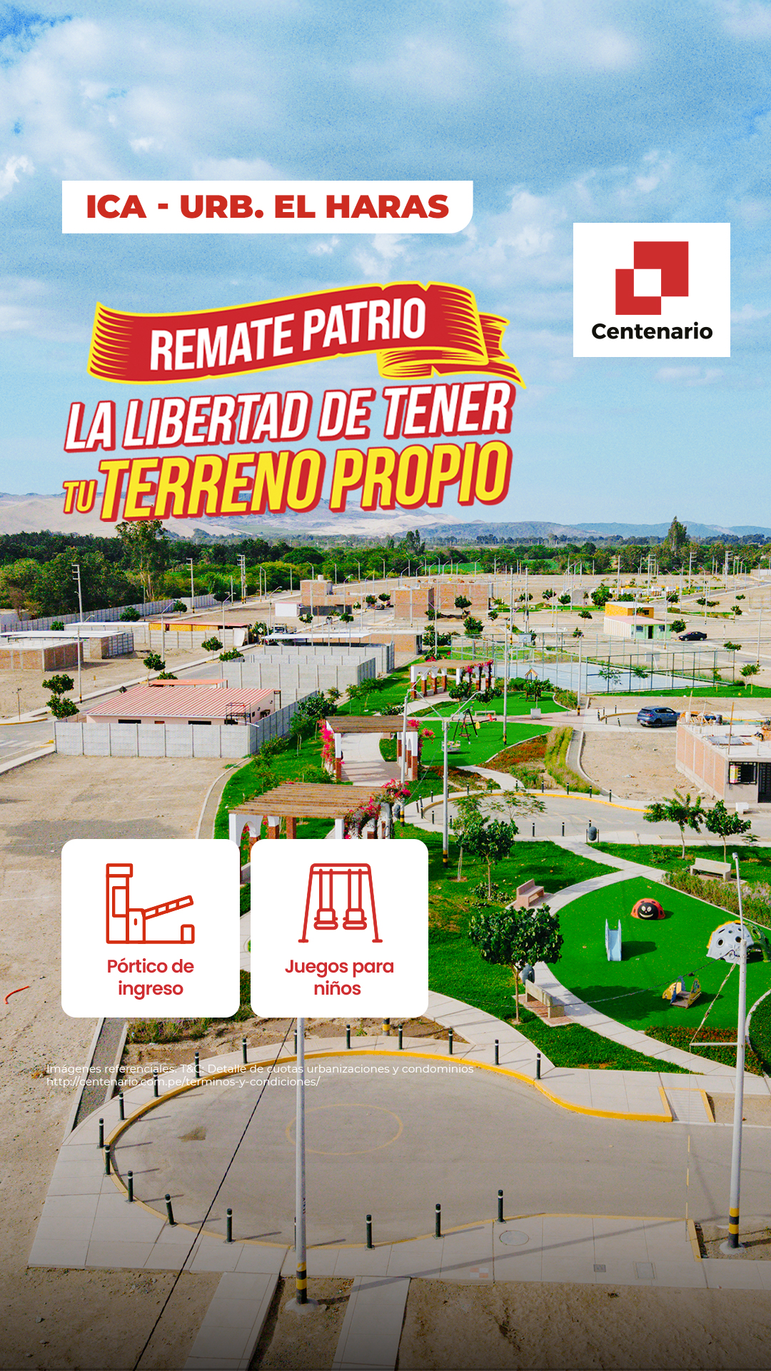 Centenario Urbanizaciones Facebook ad