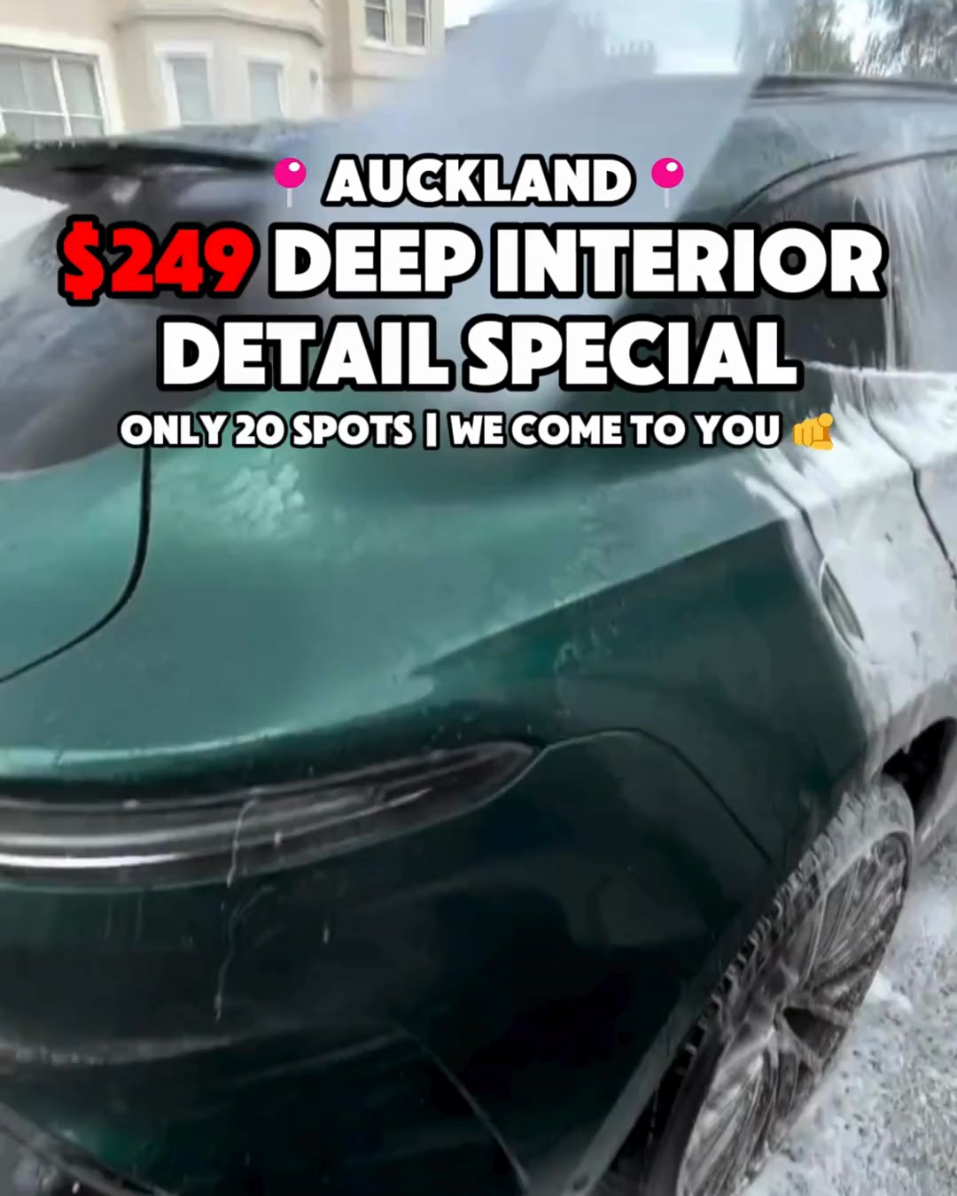 Titan Auto Detailing Facebook ad: 10 SPOTS LEFT CLAIM YOURS NOW