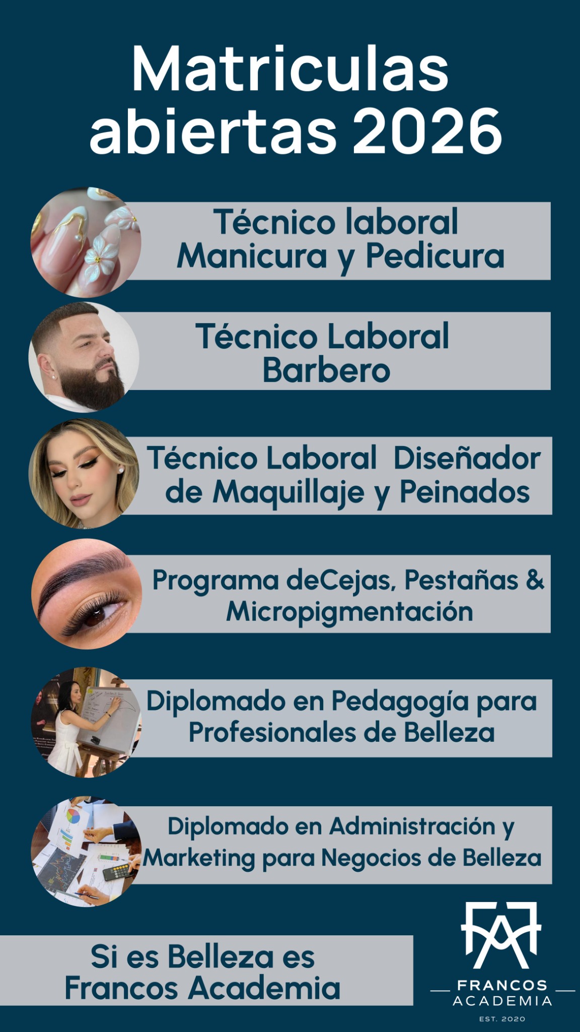 Francos academia Facebook ad