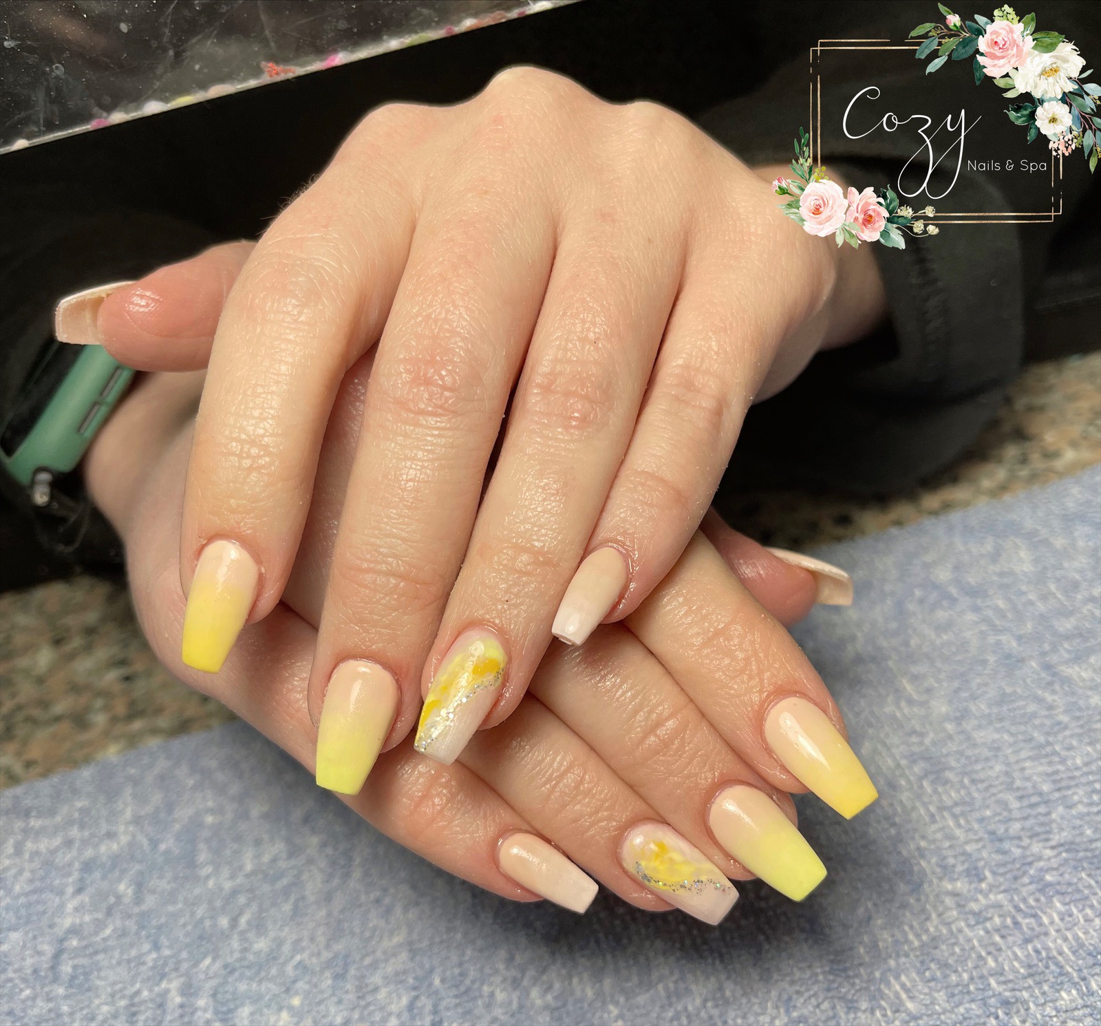 Cozy Nails & Spa Facebook ad: We are a full service Nail Salon located…