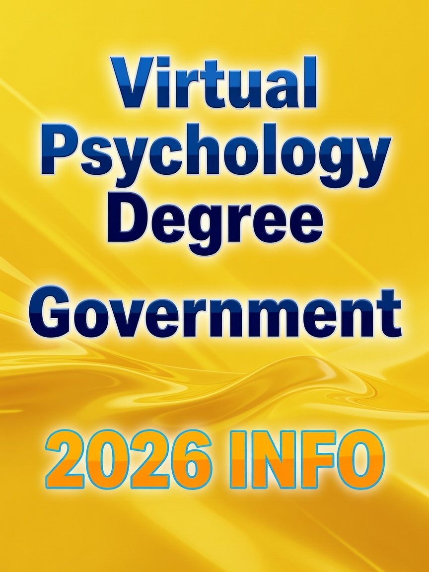 Simple Resource Guide Facebook ad: Virtual Psychology Degree Government Overview