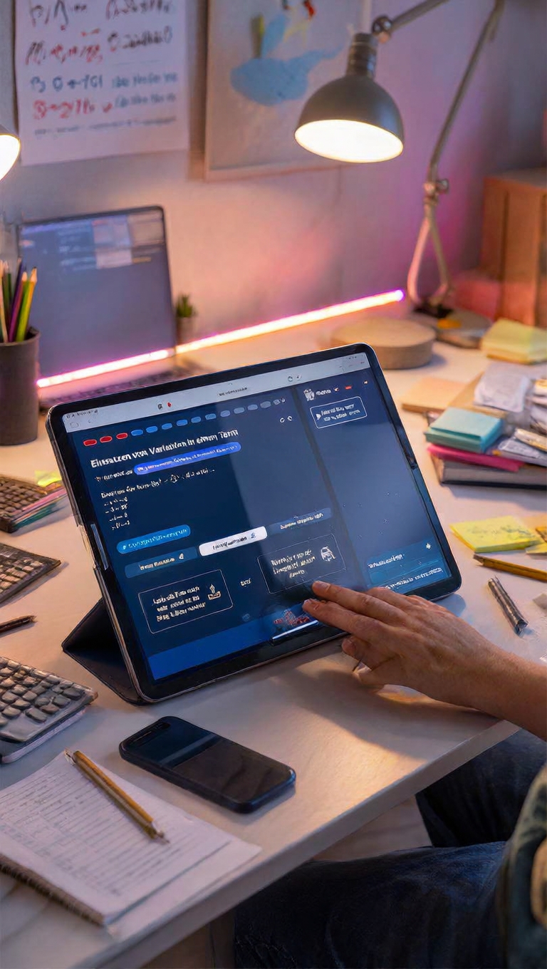 RocketTutor: Deine intelligente Mathe Lernapp Facebook ad
