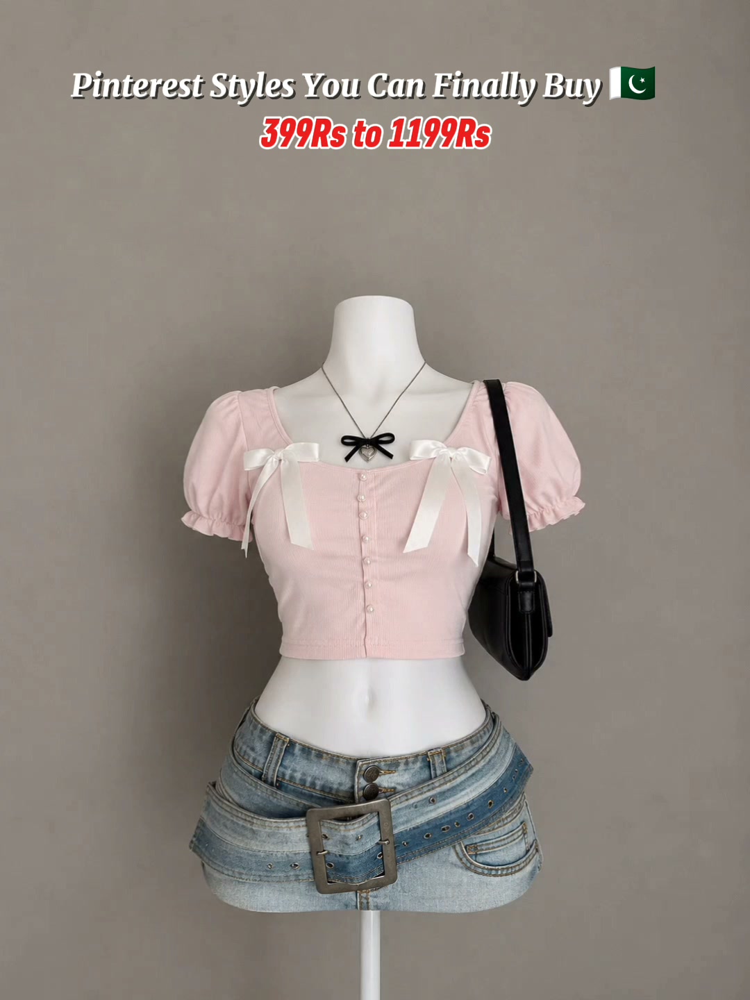 Crop Culture Facebook ad: Your Dream Top Is Just One Click Away