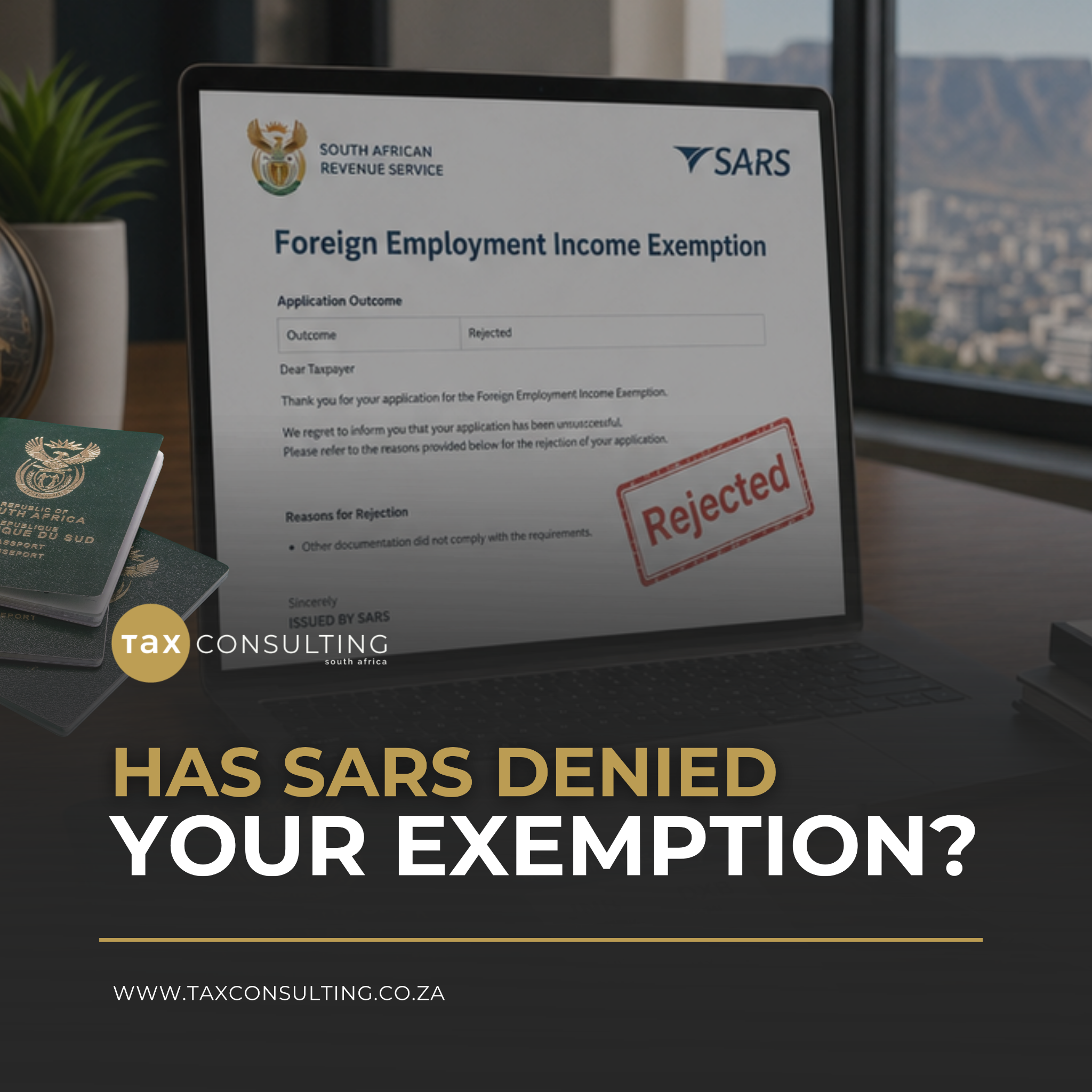 Tax Consulting South Africa Facebook ad