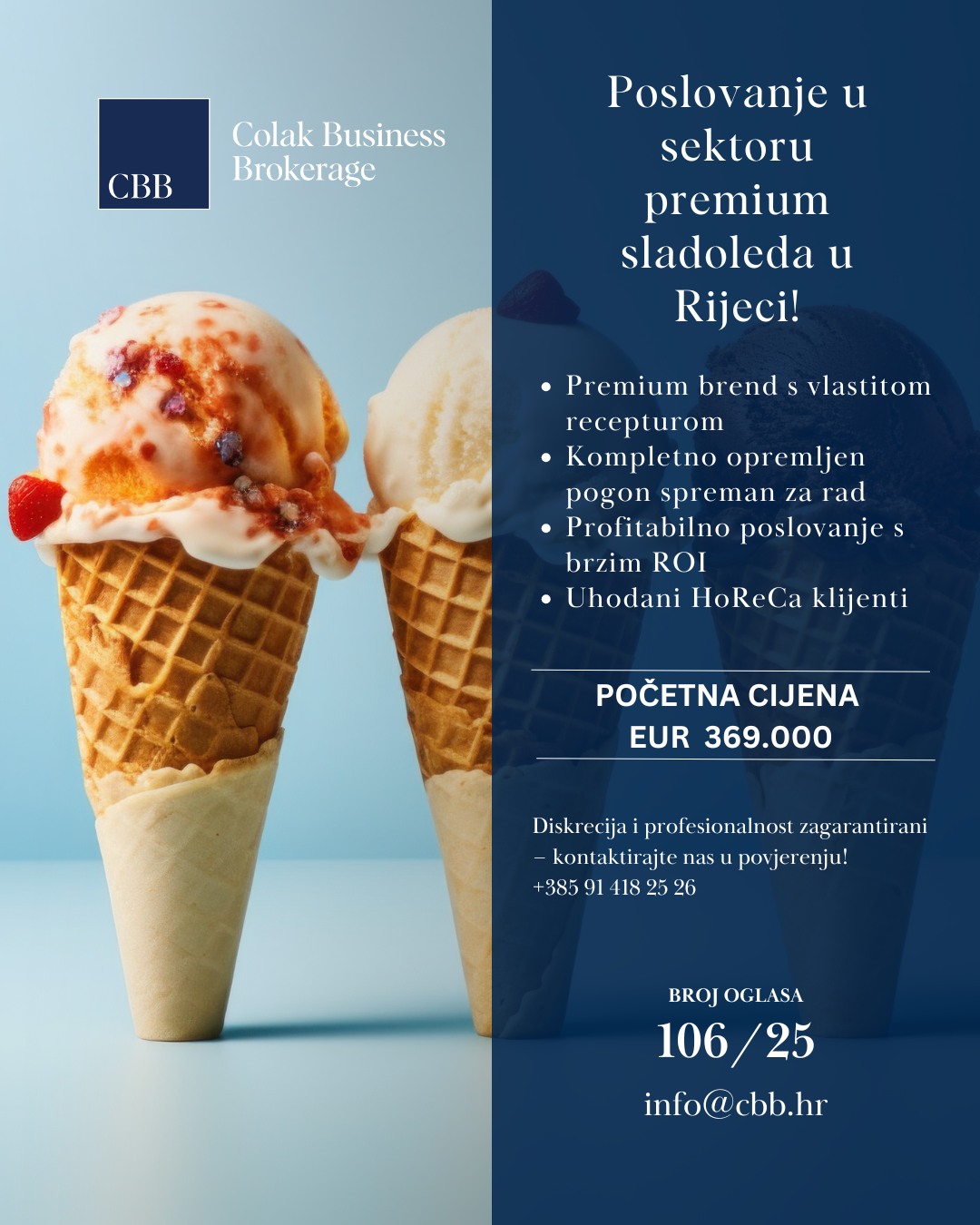 Colak Business Brokerage Facebook ad