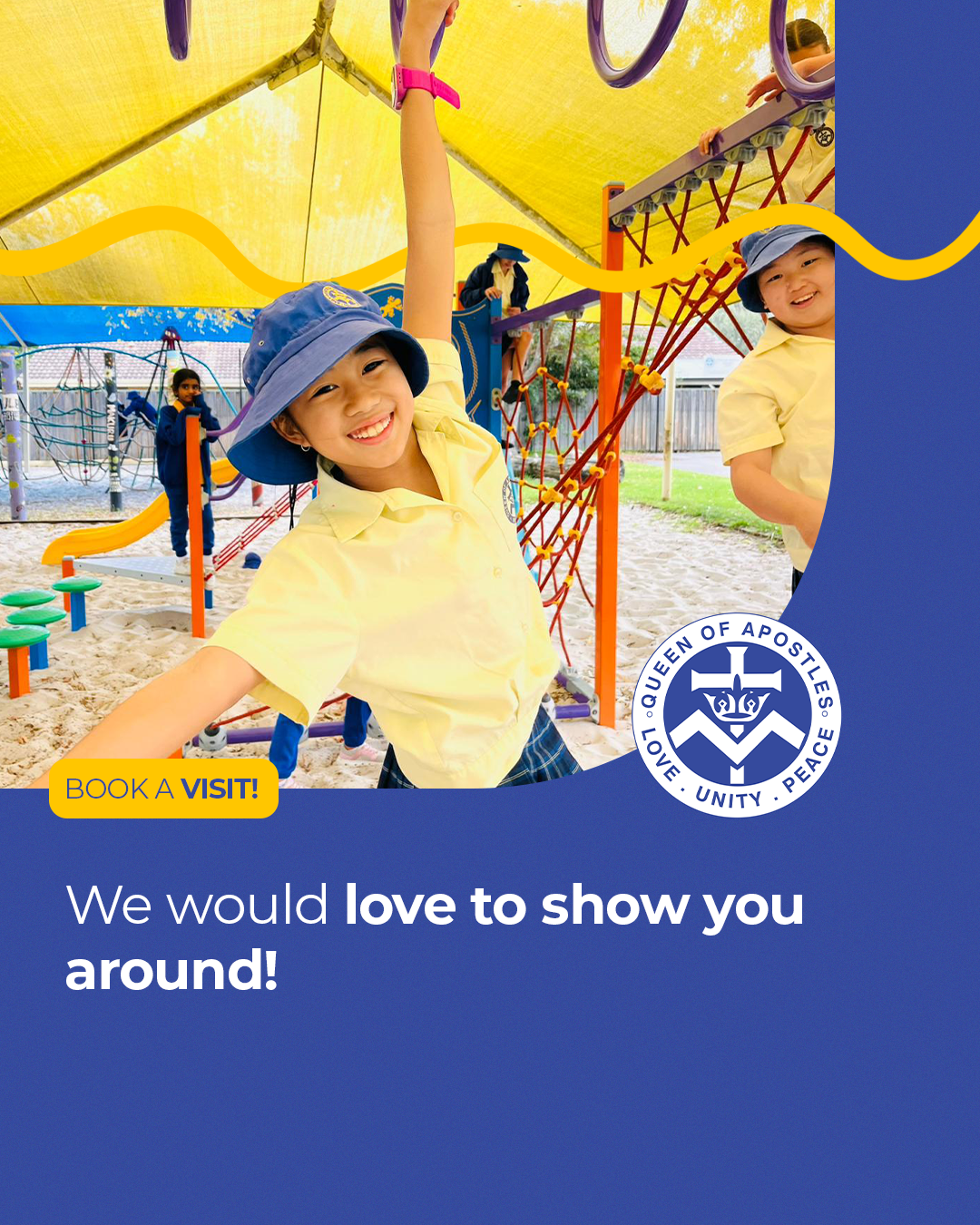 Queen of Apostles School Riverton Facebook ad