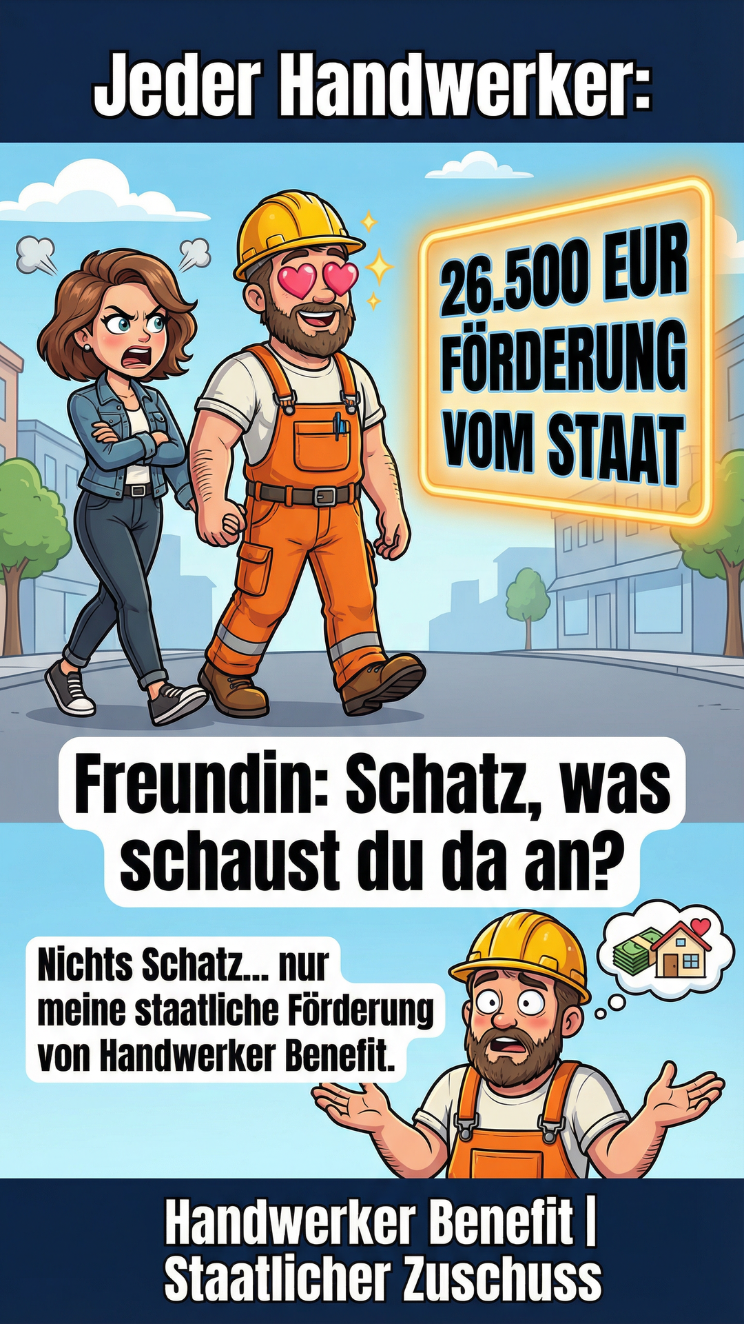 Handwerker Benefit Facebook ad