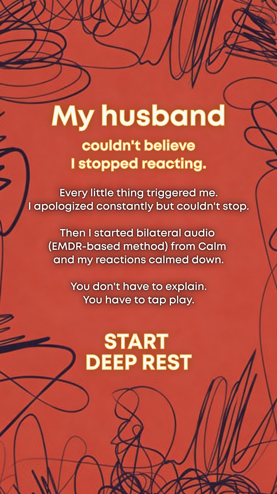 Calm Facebook ad