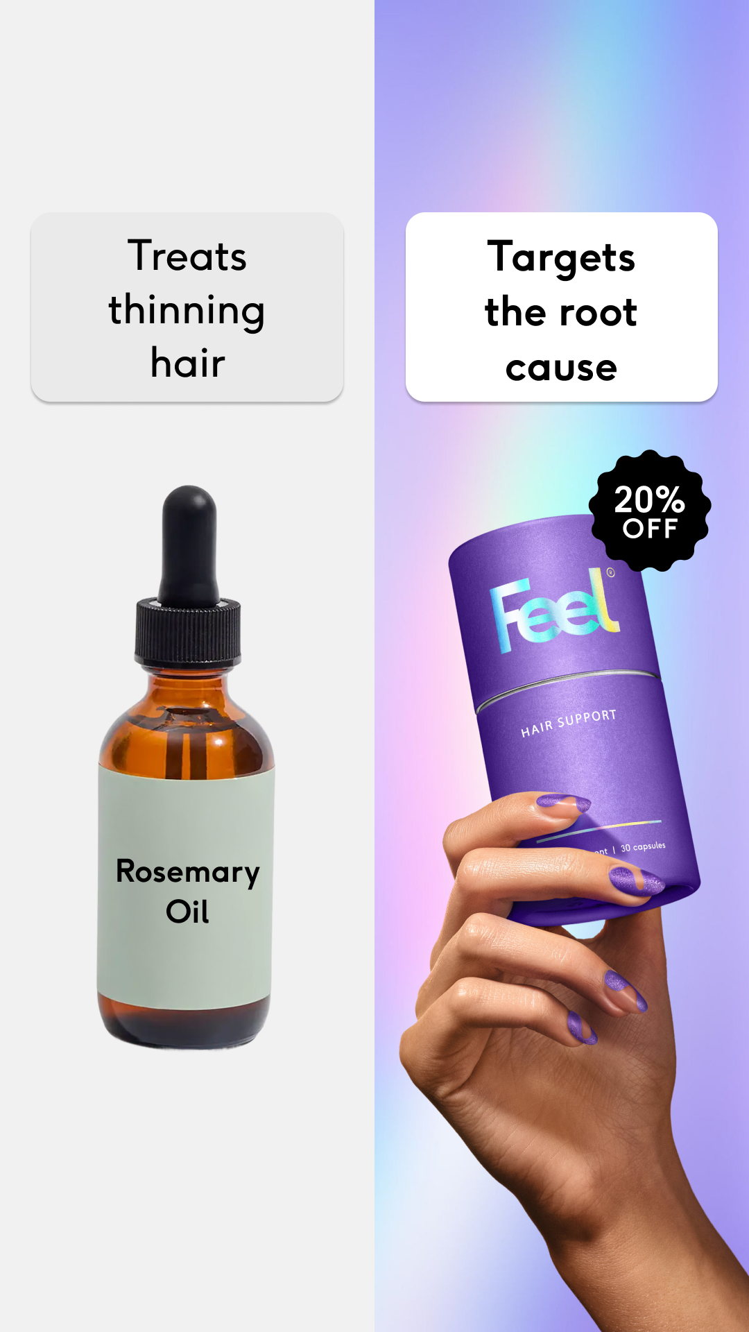 Feel Facebook ad