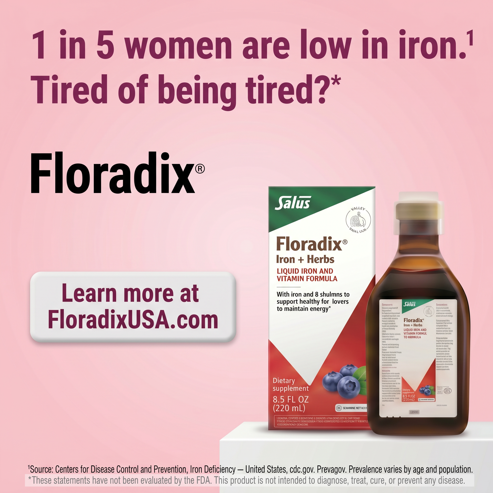 Floradix USA Facebook ad