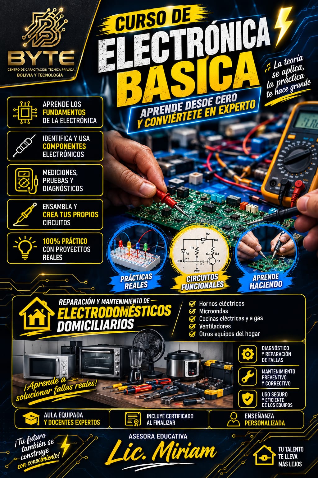 Academia Cochabamba Facebook ad: Cupos limitados