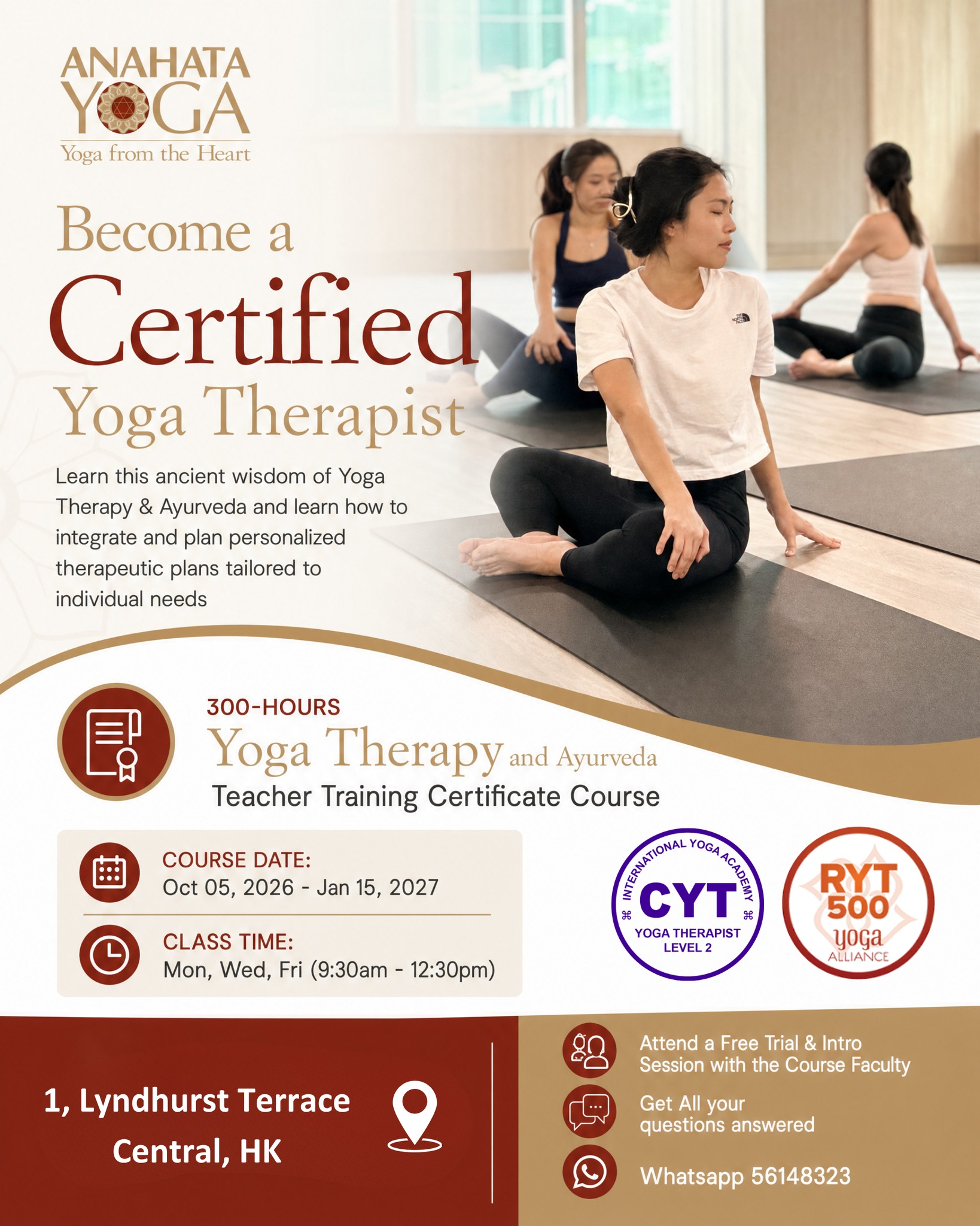 Anahata Yoga - Yoga from the Heart Facebook ad: Discover the transformative power of Yoga Therapy and…