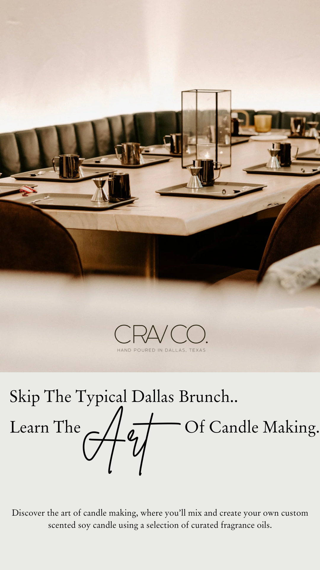 CRAV Company Facebook ad
