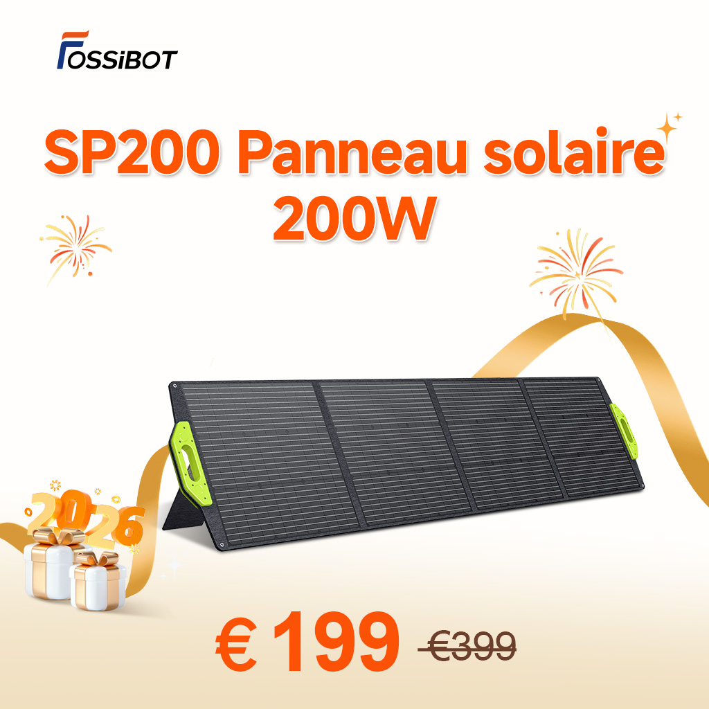 FOSSiBOT France Facebook ad: Code promo: FB200