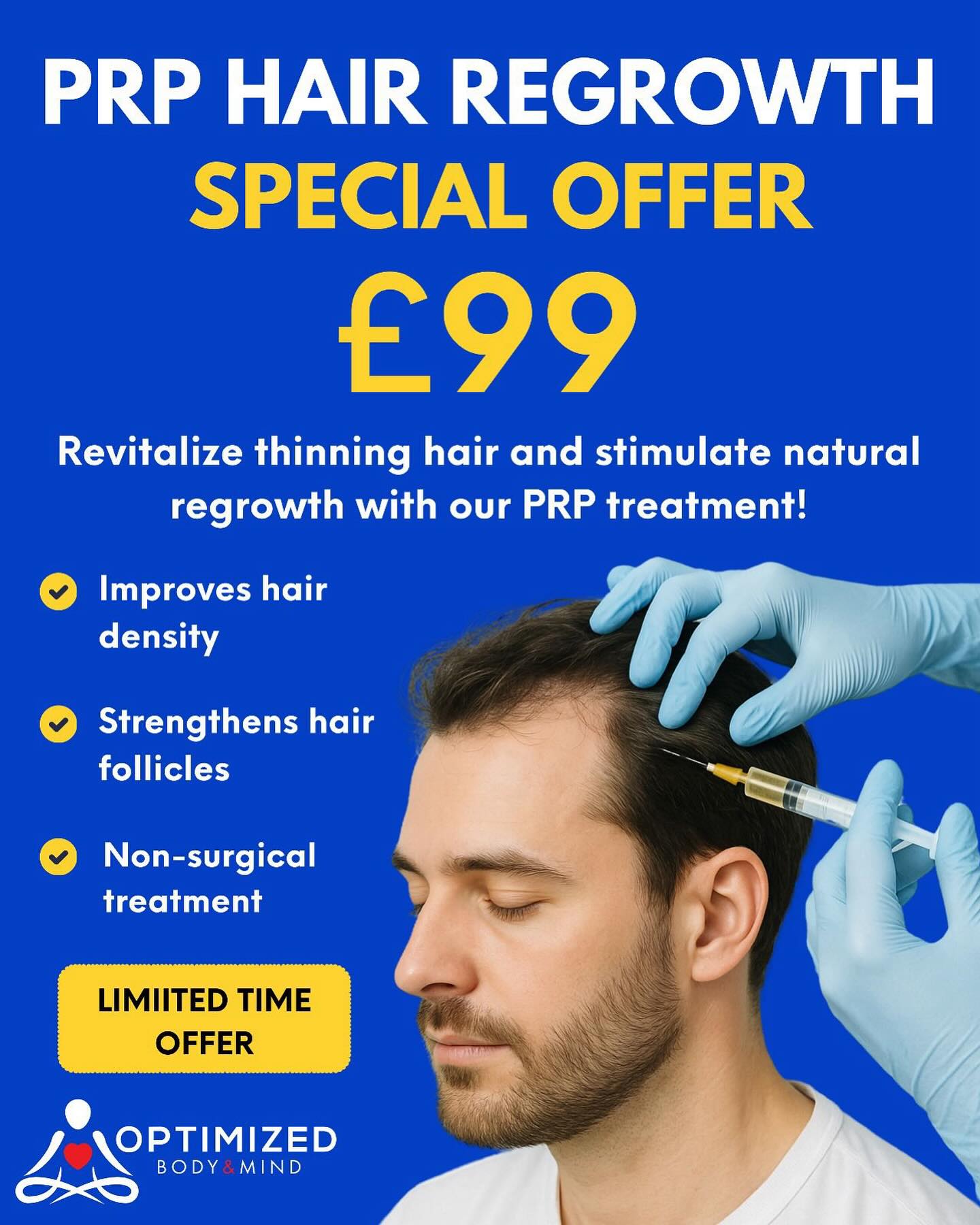 Optimized Body & Mind Facebook ad