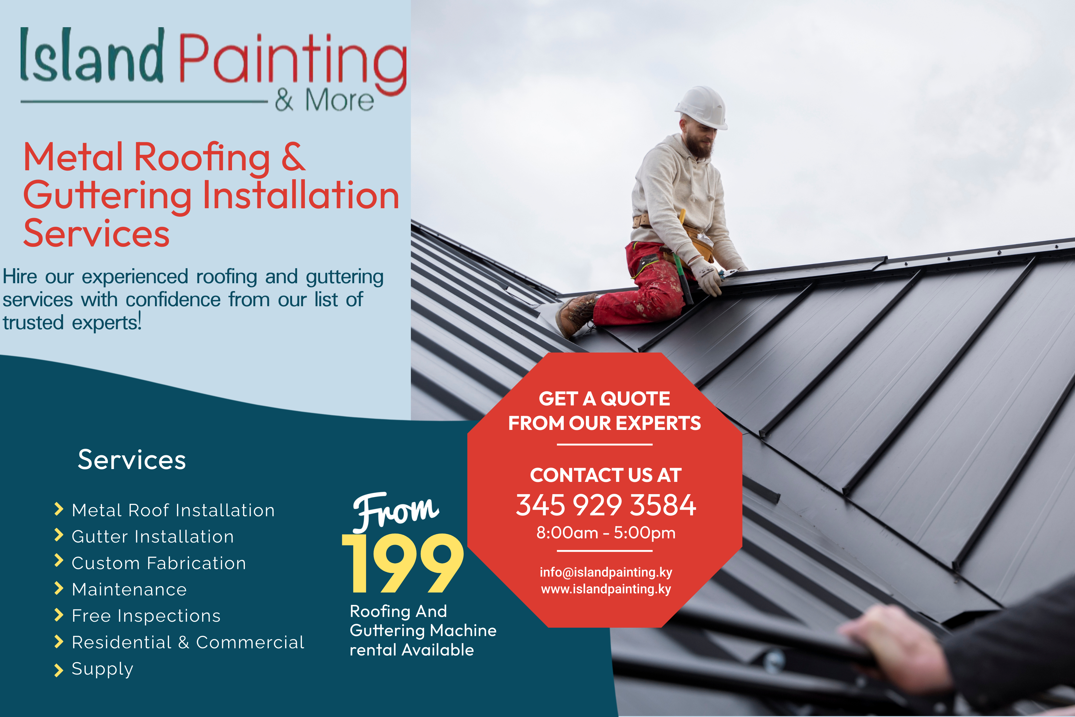 Island Painting & More Facebook ad: Welcome to Our Page!