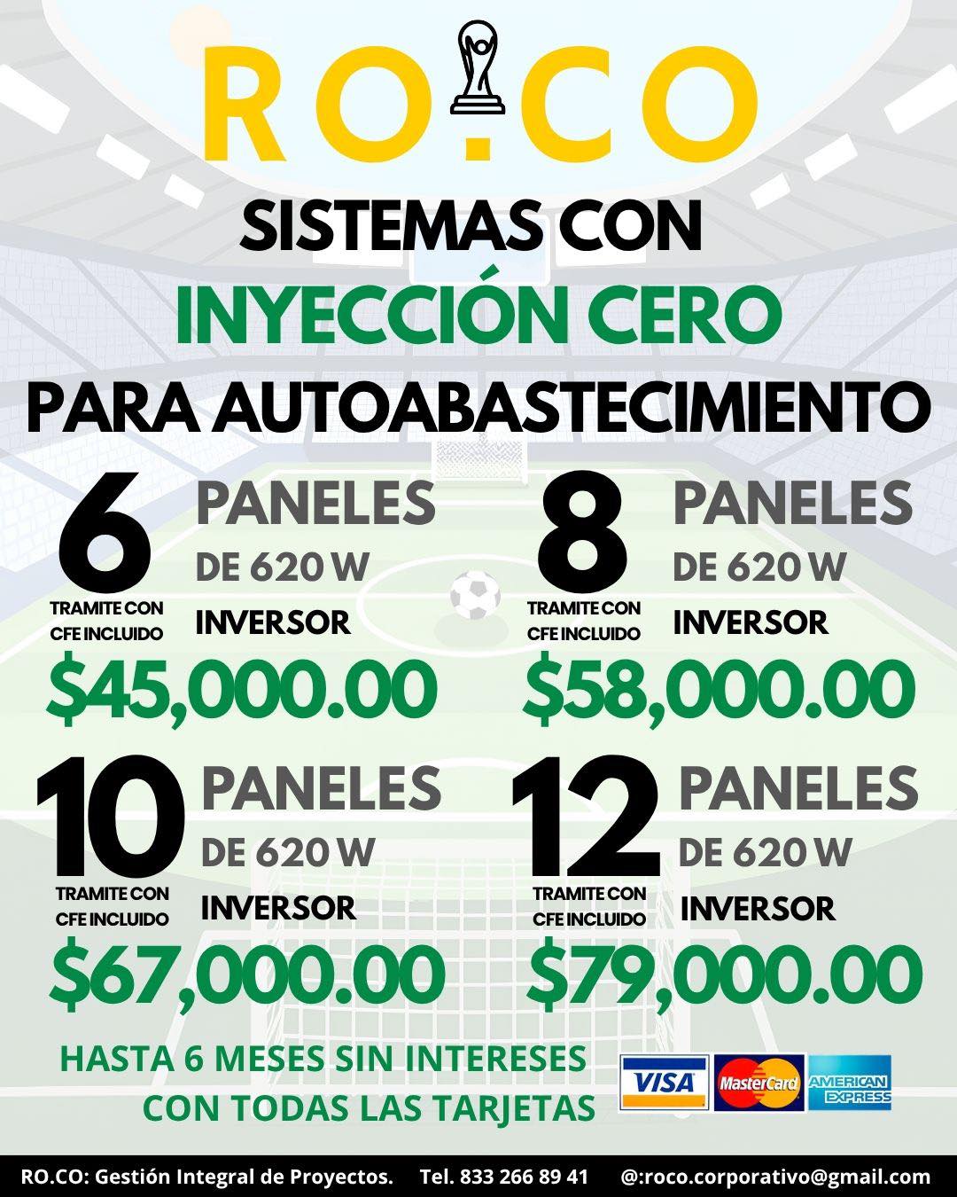 RO.CO: Distribuidora Solar y Eléctrica. Facebook ad: ¡AHORRA COMO UN CAMPEÓN!