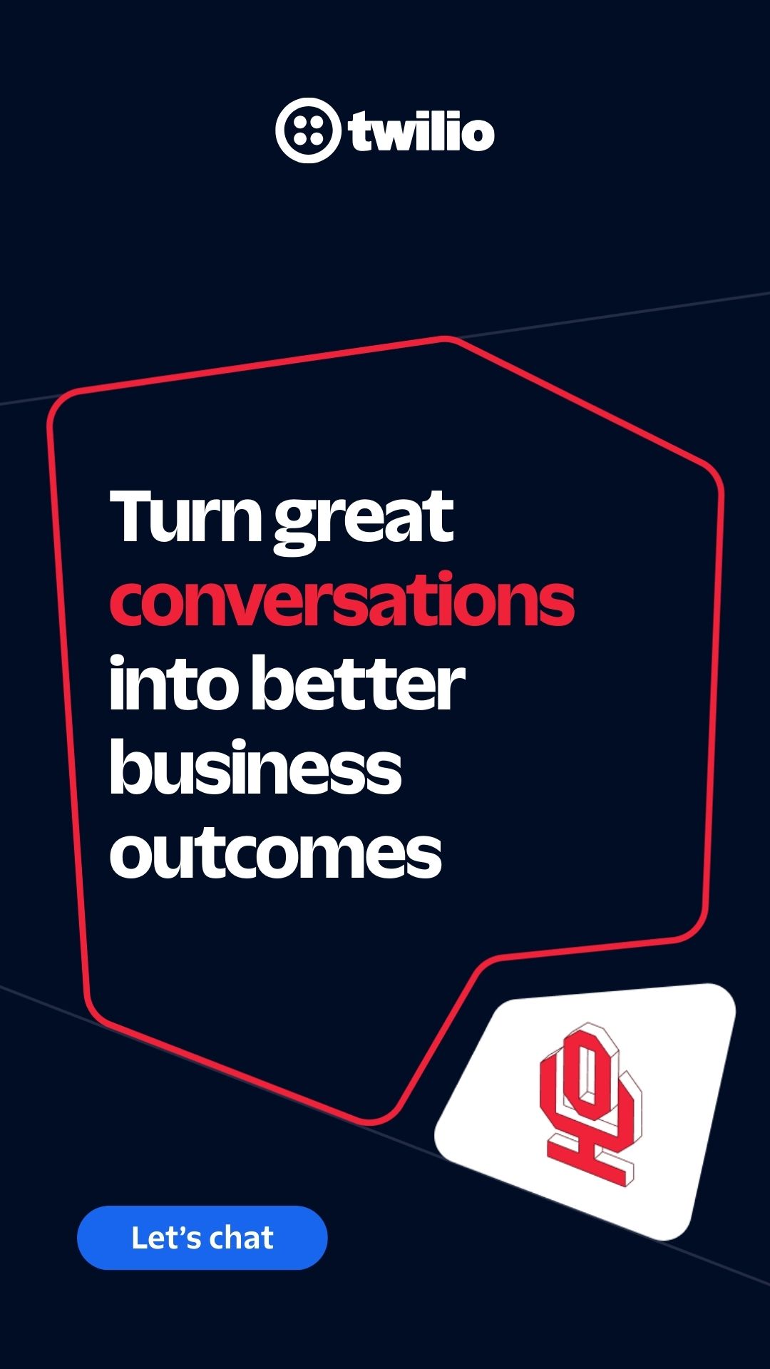 Twilio Facebook ad