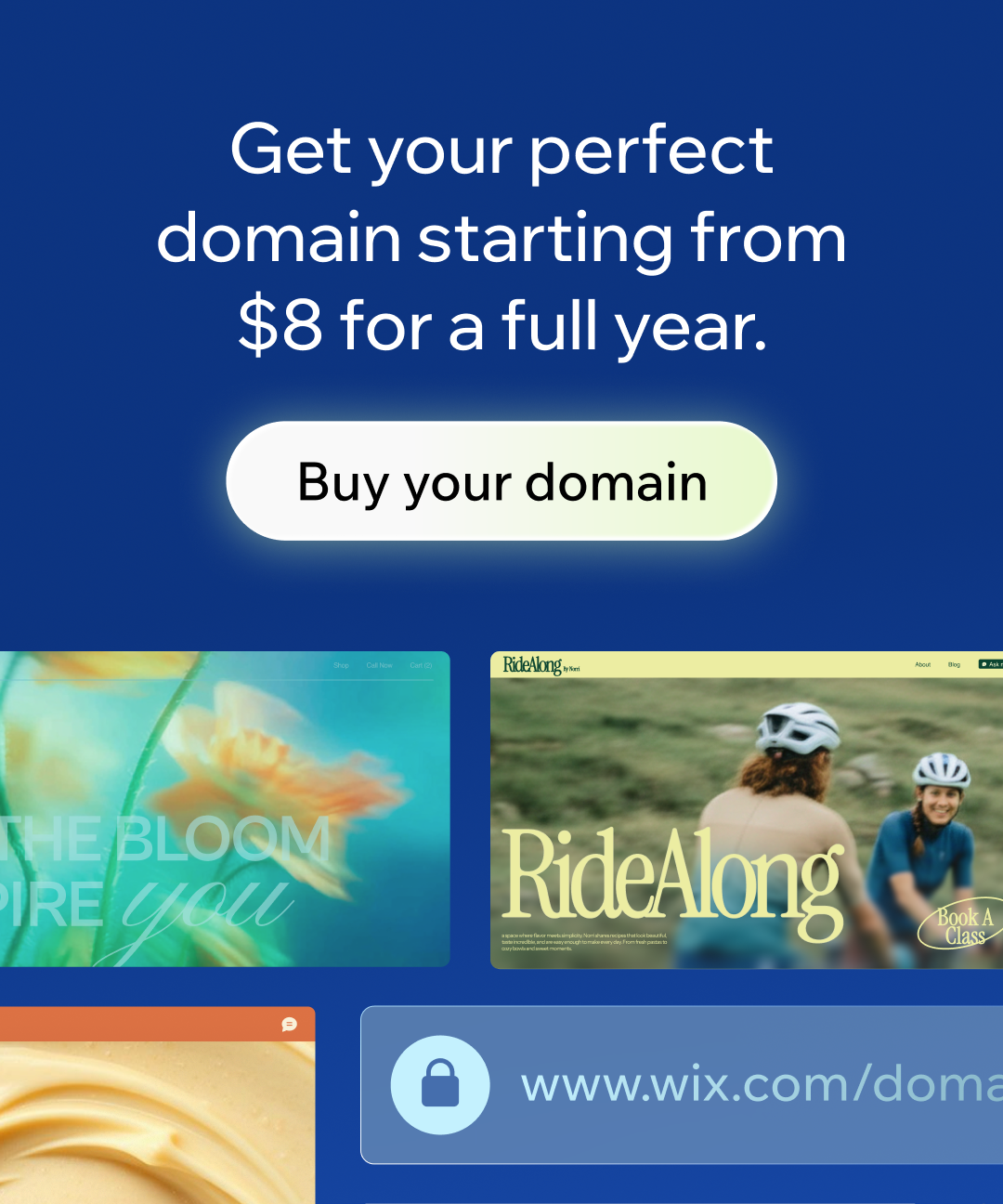 Wix Facebook ad