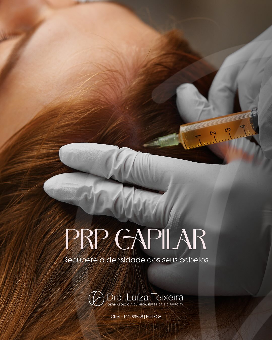 Dra. Luiza Teixeira Facebook ad: PRP Capilar: O tratamento que revitaliza seus fios…