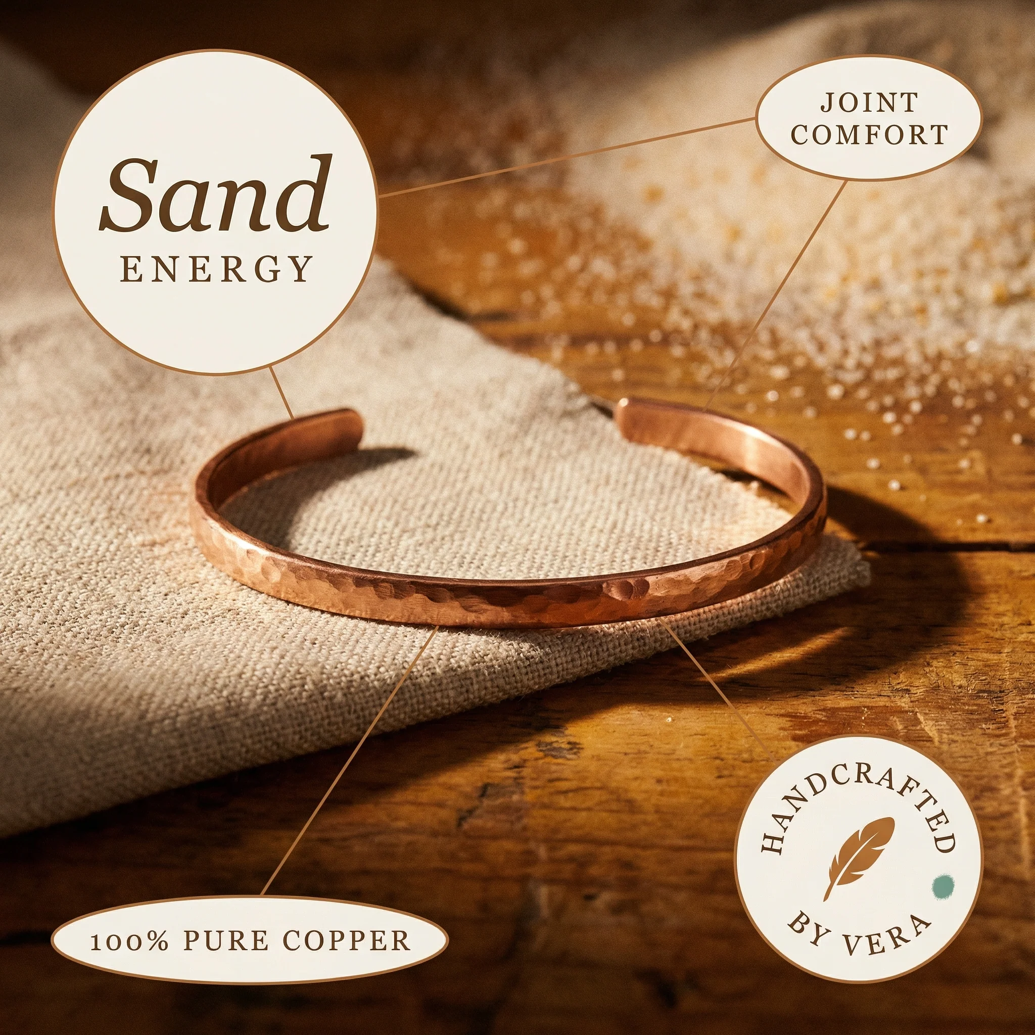 Vera’s Copper Jewelry Facebook ad