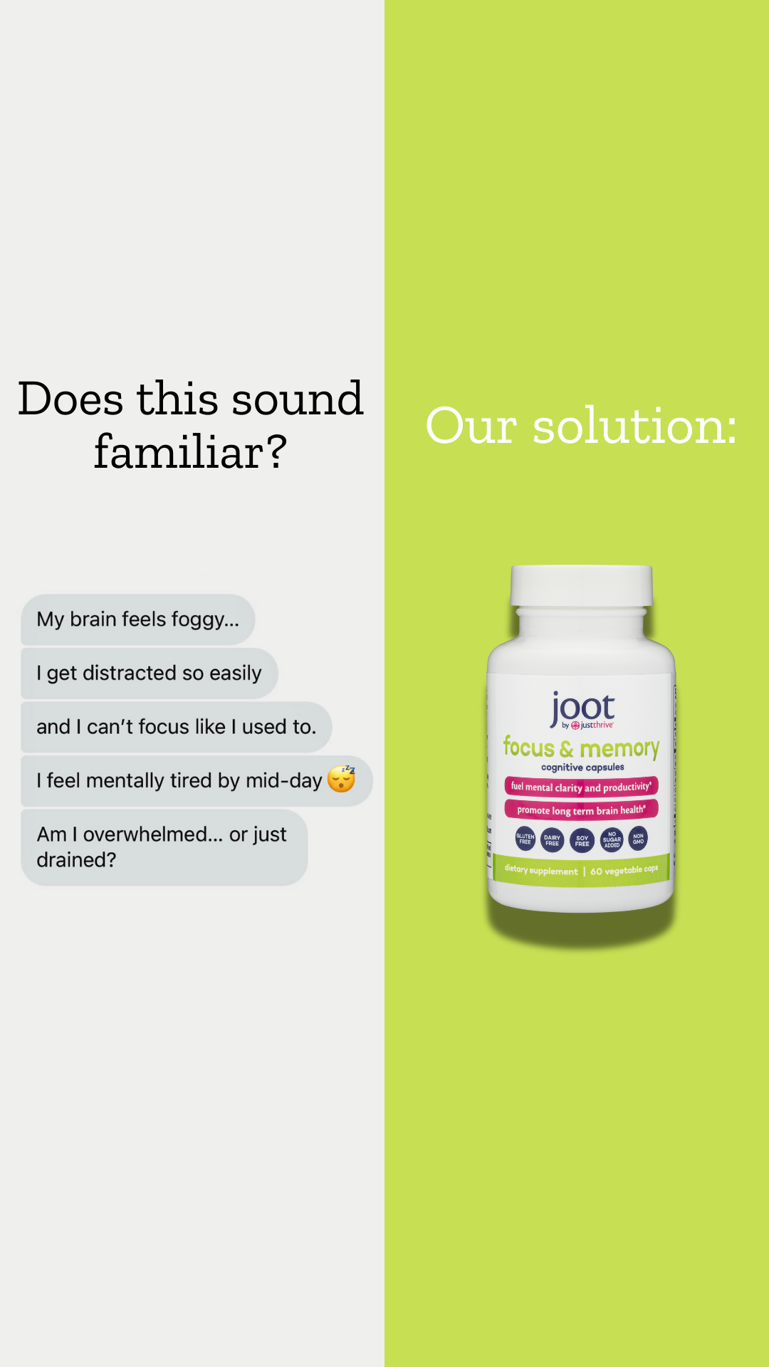 Just Thrive Facebook ad