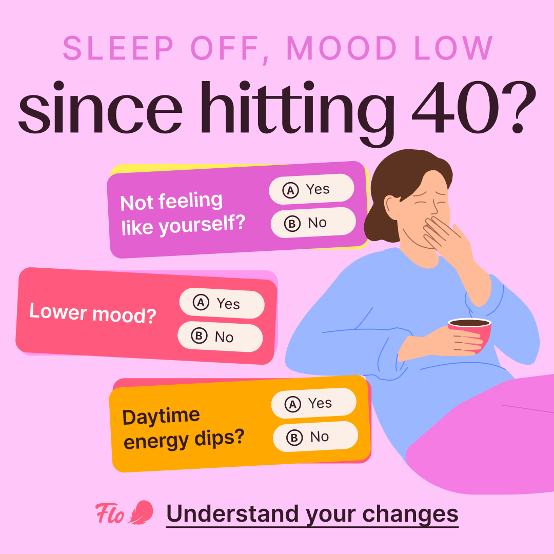 Flo Health App Facebook ad: Try Flo and never look back