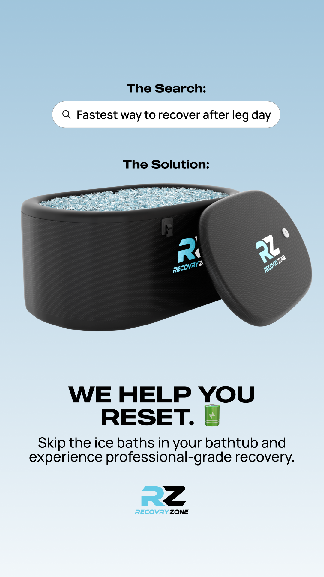 Recovry Zone Facebook ad