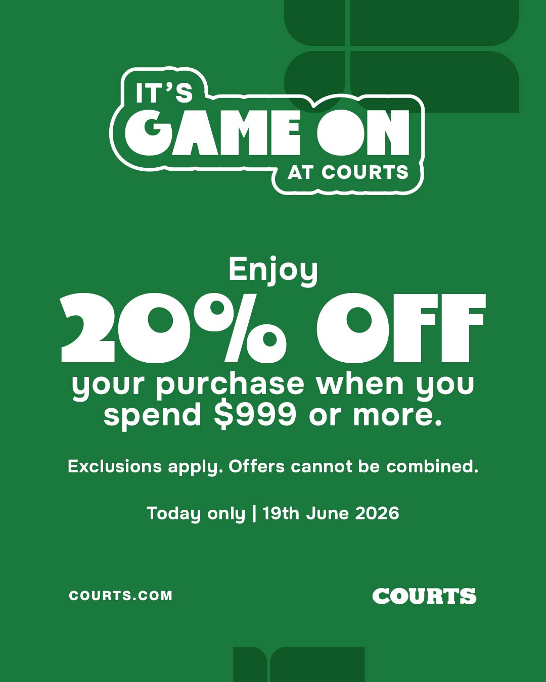 Courts Trinidad & Tobago Facebook ad