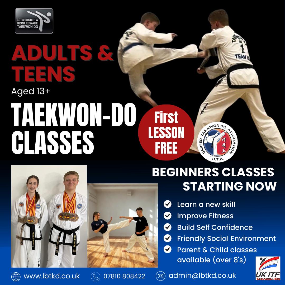 Letchworth & Biggleswade Taekwondo Facebook ad