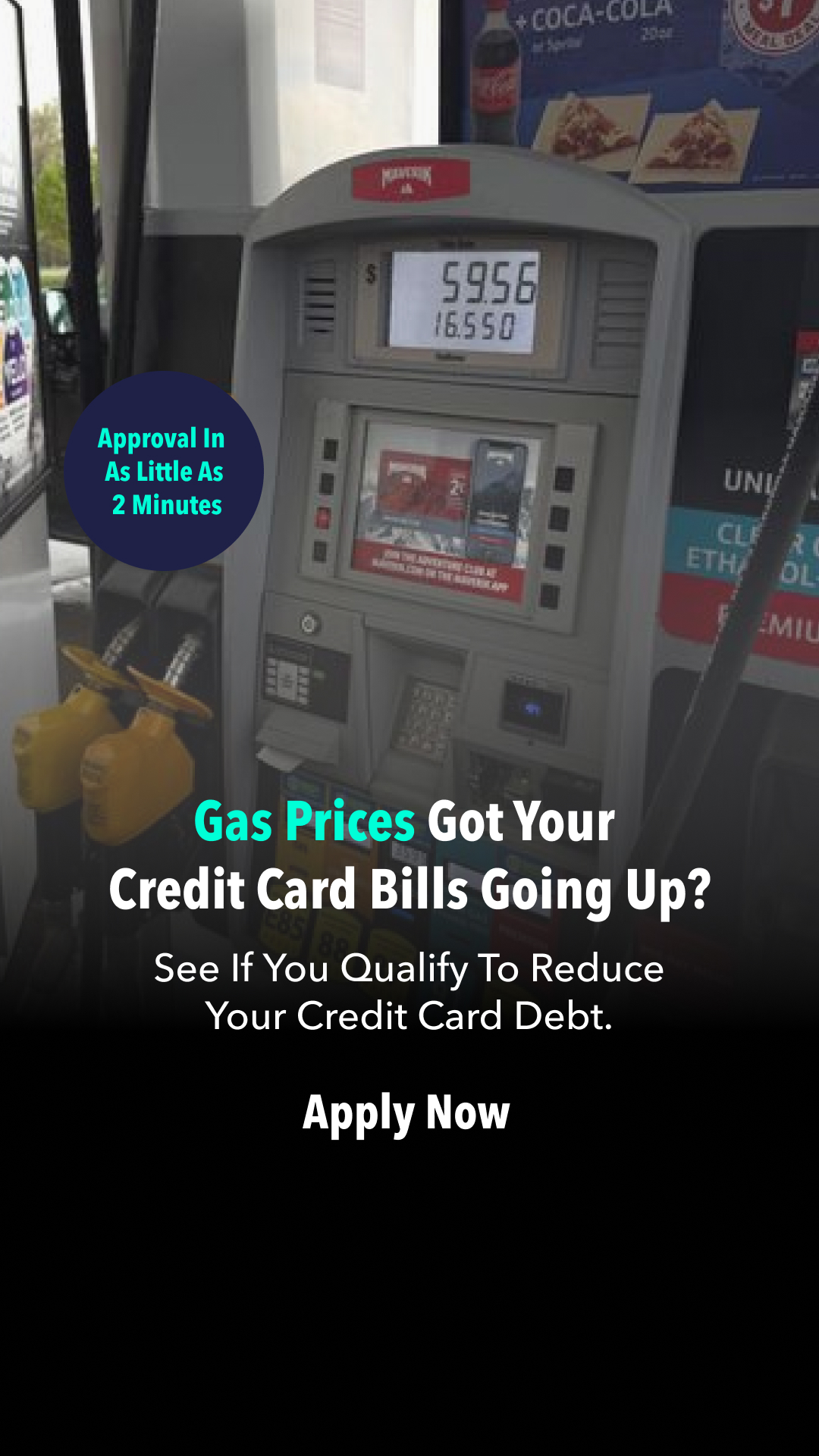 National Debt Relief Facebook ad
