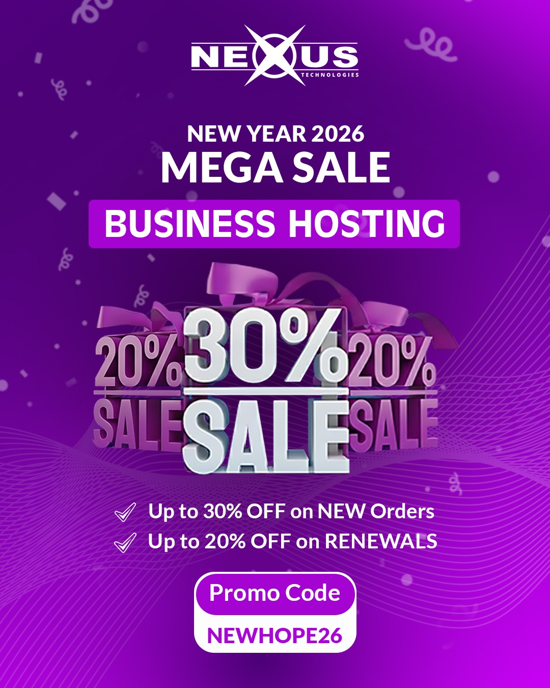 Nexus Technologies Facebook ad