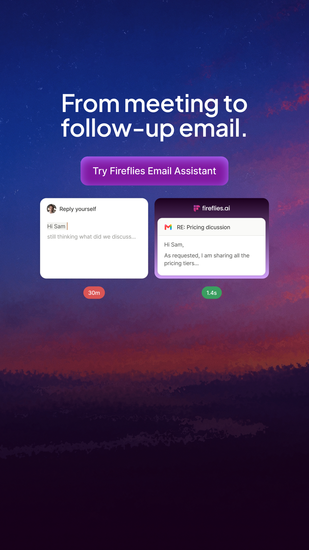 Fireflies.ai Facebook ad