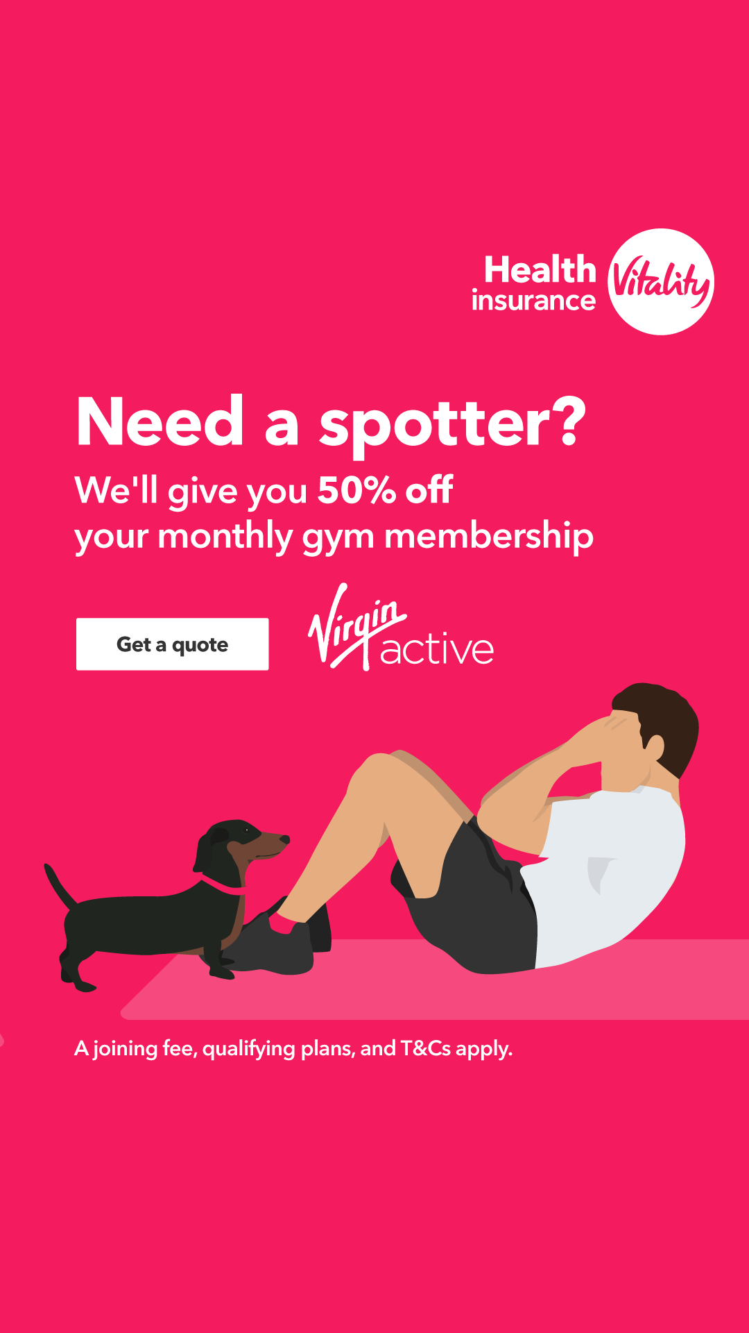 Vitality UK Facebook ad