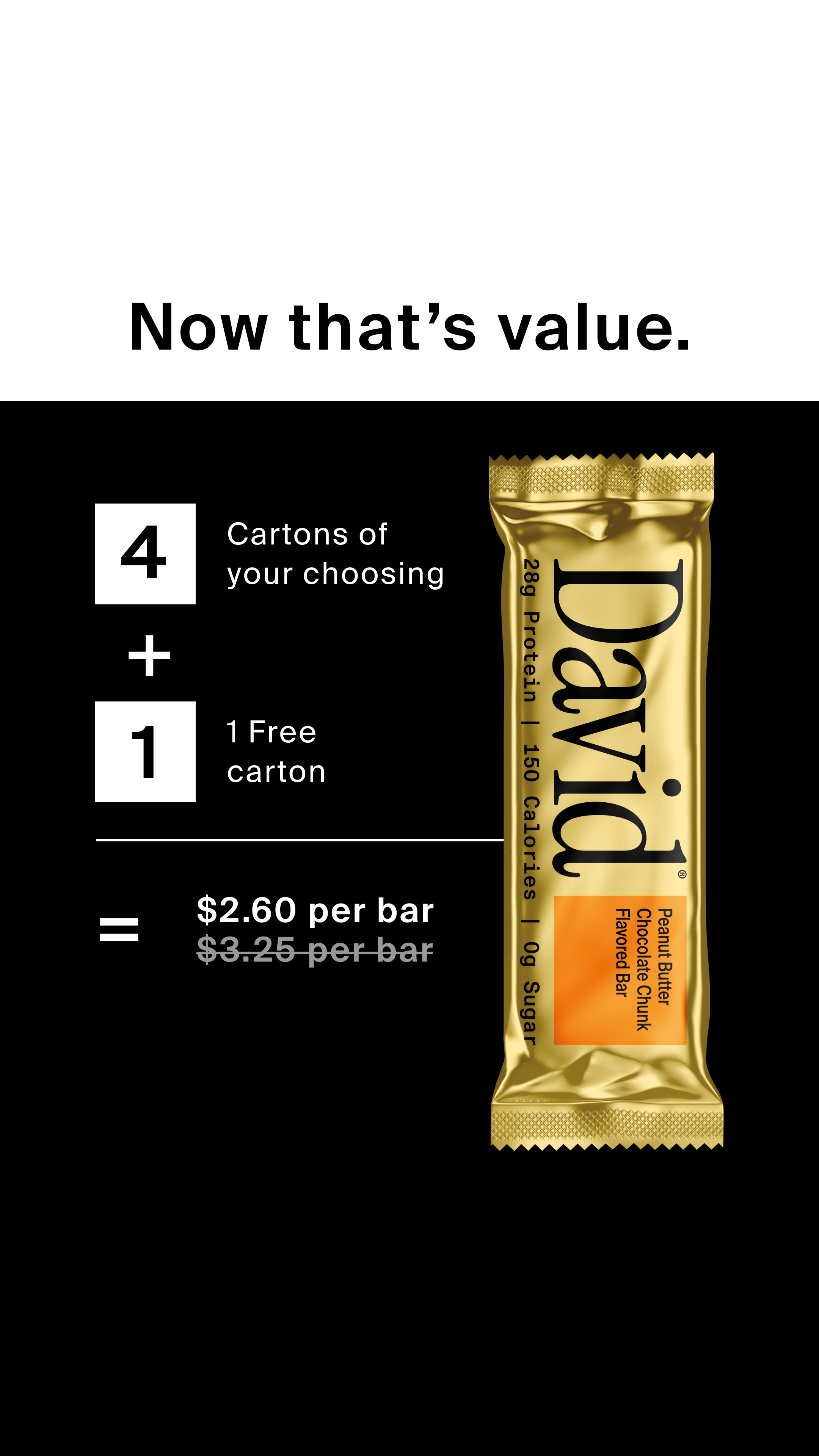 David Protein Facebook ad